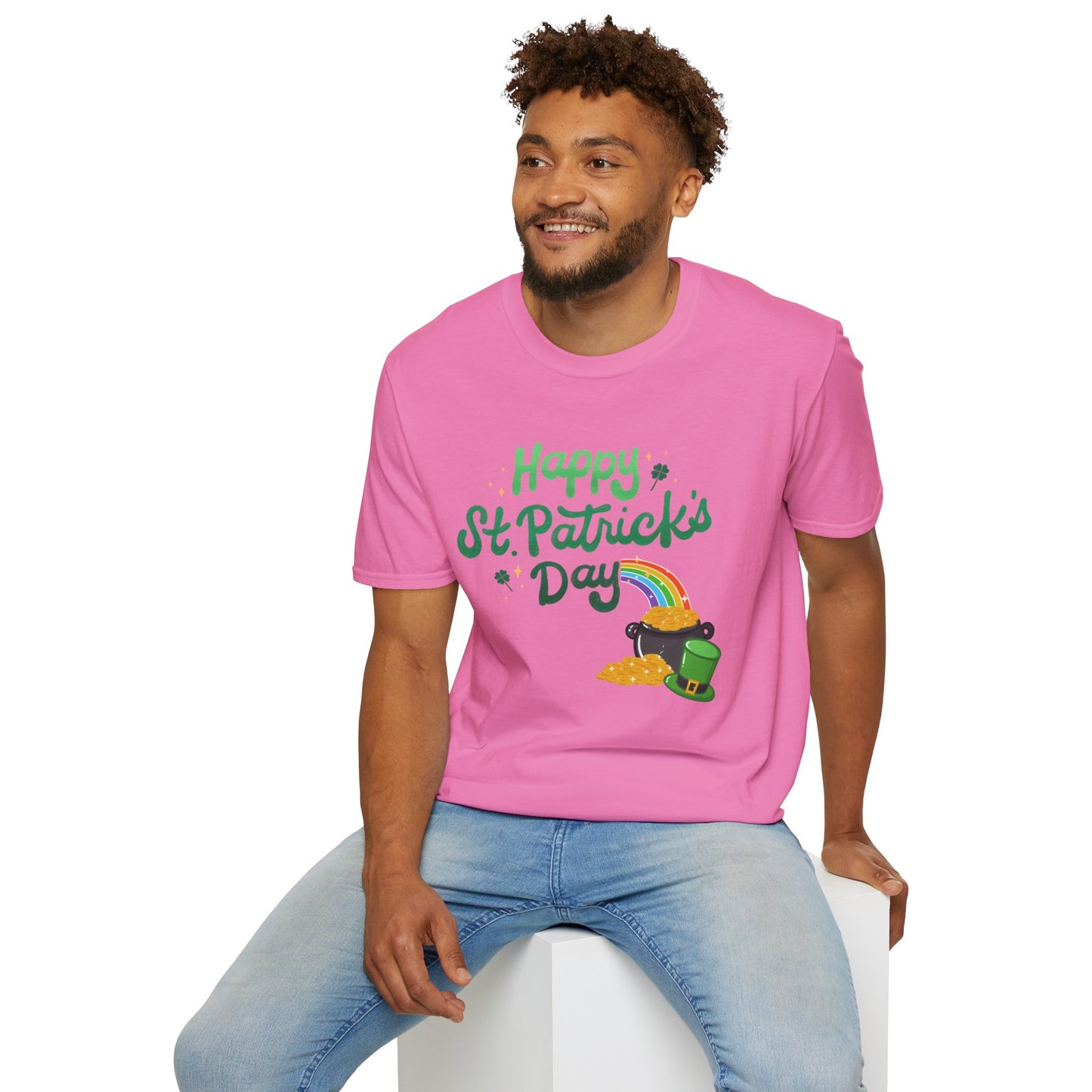 Happy St. Patrick's Day Unisex Softstyle T-Shirt