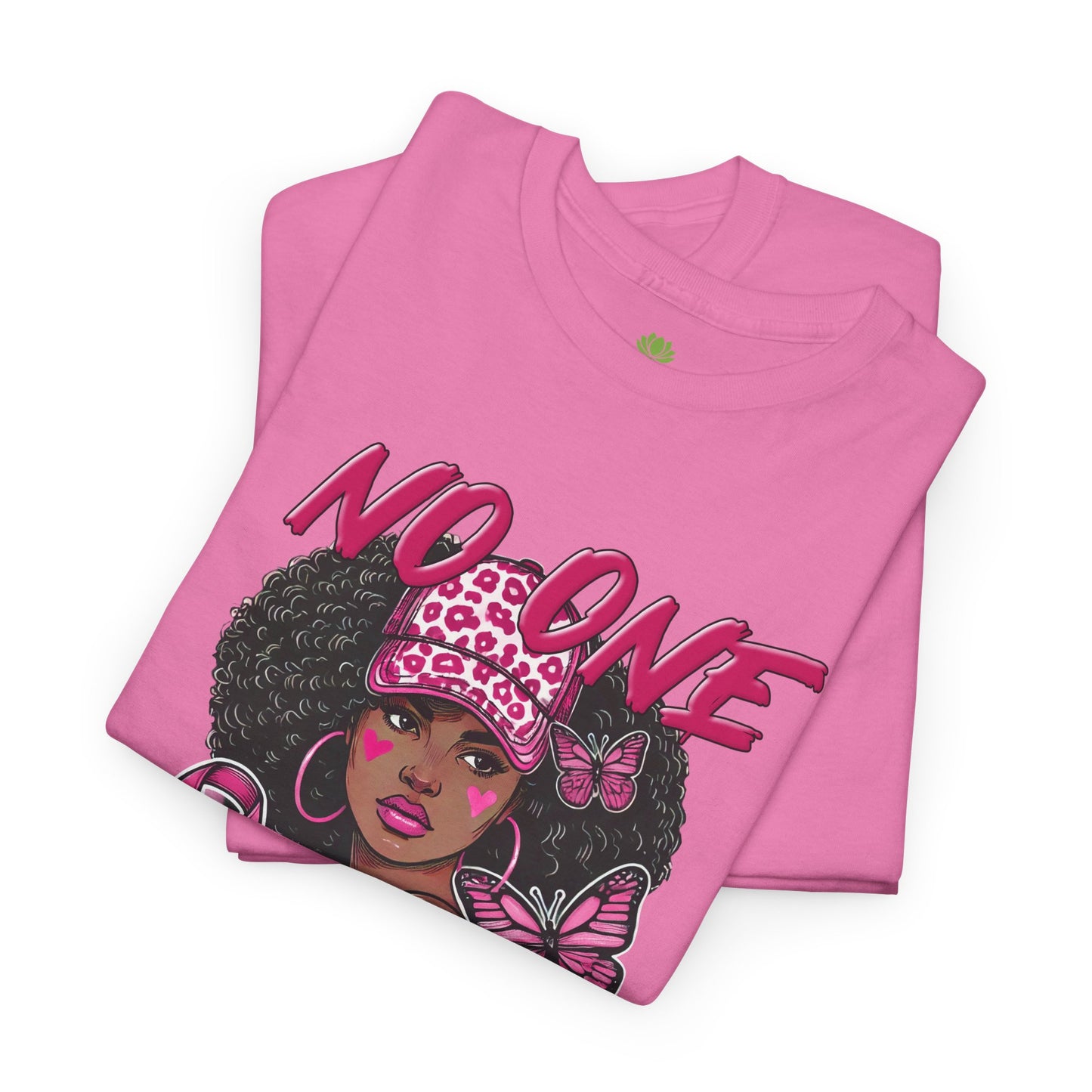 Empowerment Unisex Heavy Cotton Tee - "No One Fights Alone"