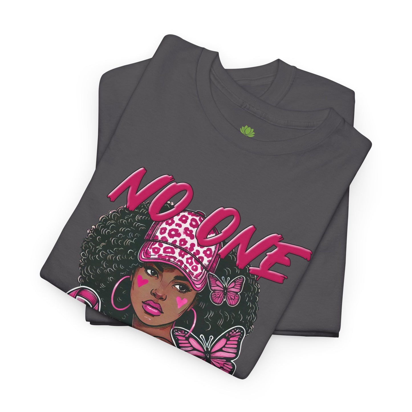 Empowerment Unisex Heavy Cotton Tee - "No One Fights Alone"