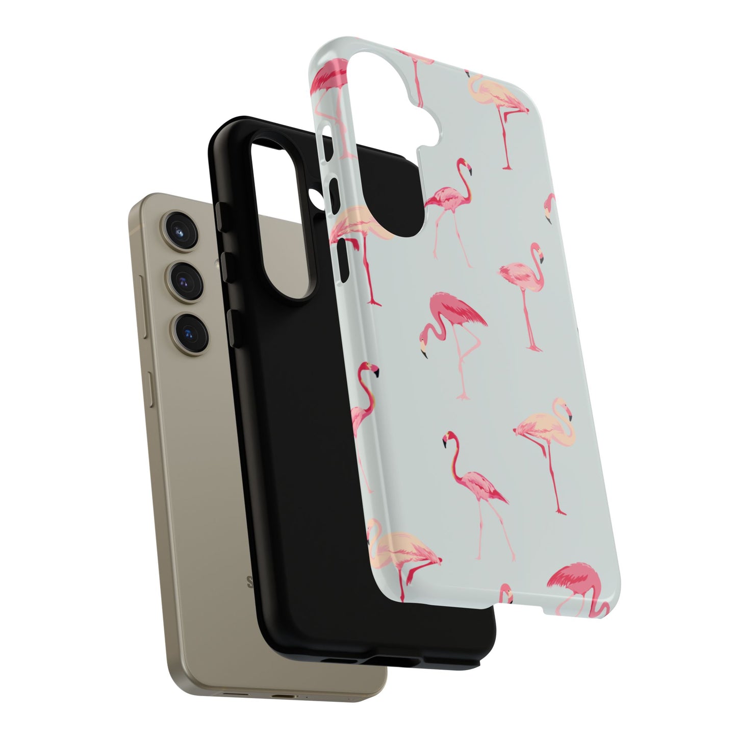 Stylish Flamingo, Summer Vibes Tough Phone Case for Samsung