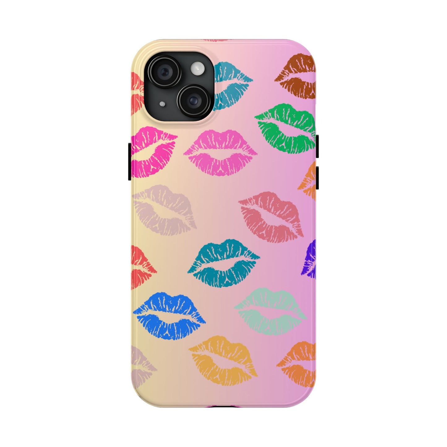 Kiss Print Tough Phone Cases Cute, Durable for Iphone