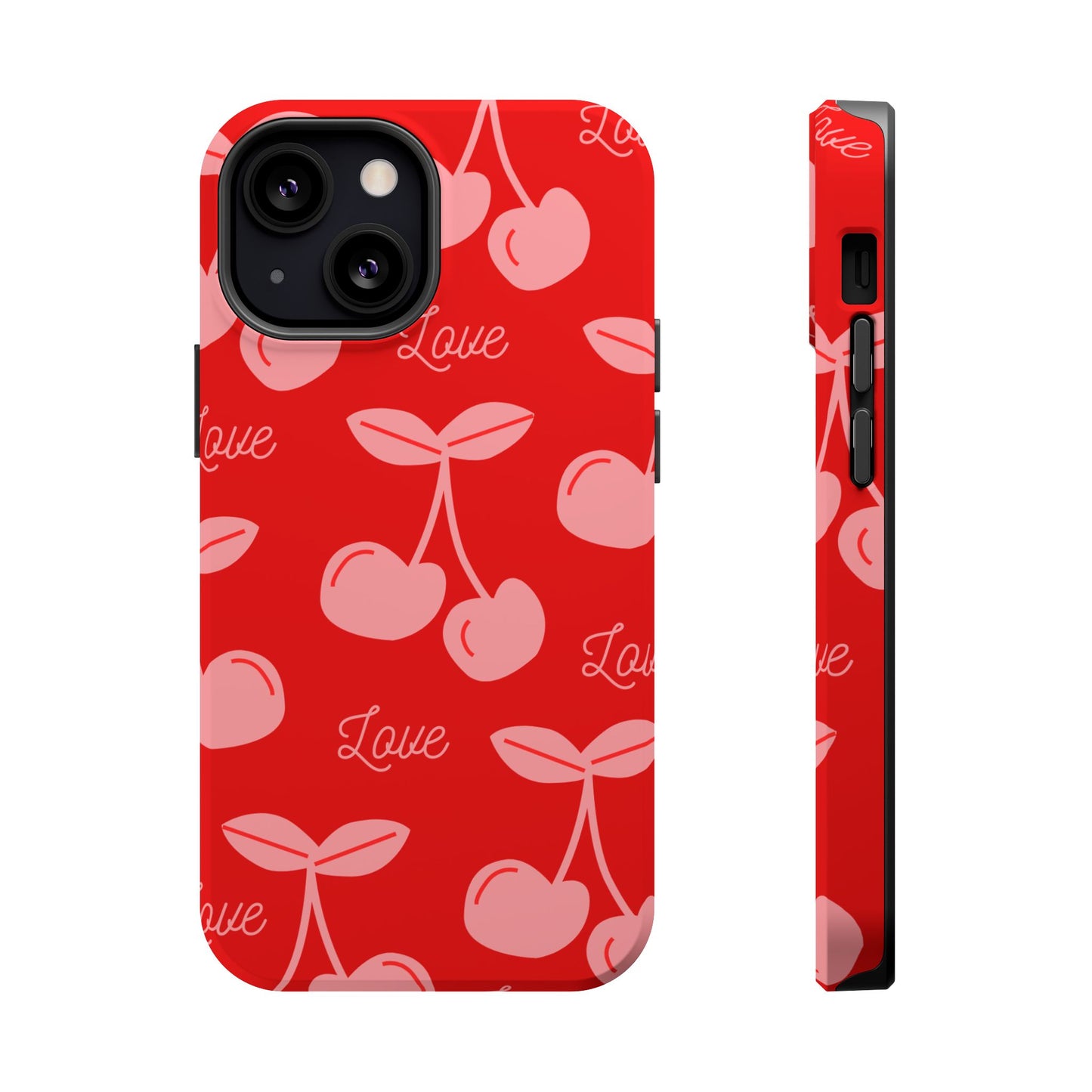 Cherry Love MAGNETIC Tough Cases, Cute Protection, Gift for Her, Valentine's Day