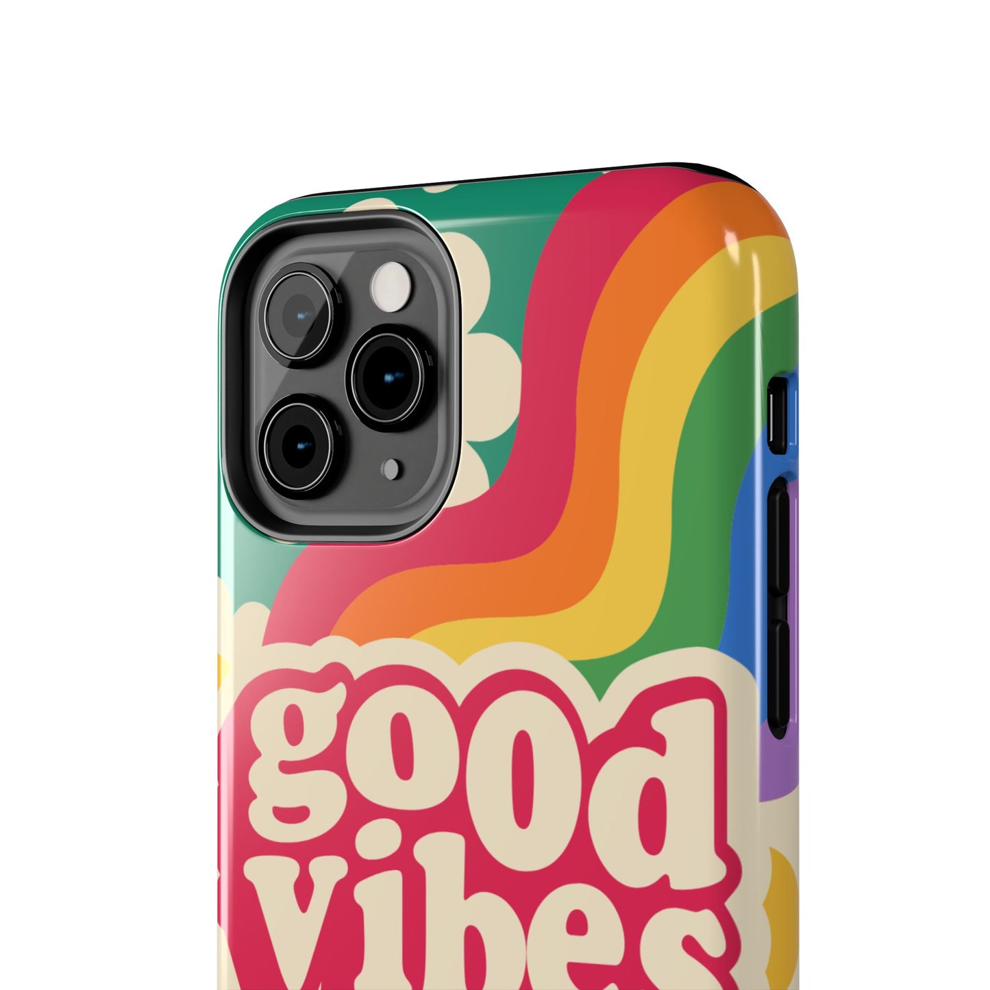 Good Vibes Tough Phone Cases, Colorful, Cheerful Phone Protection, Gifts for Friends