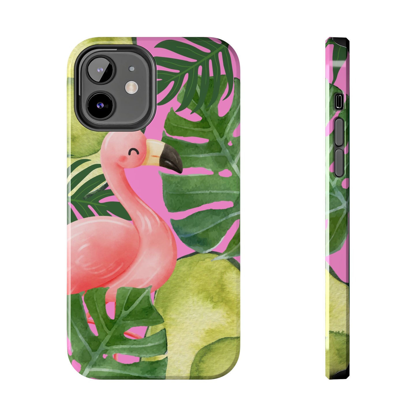 Tropical Flamingo, Cute, Summer Vibes Tough Phone Case