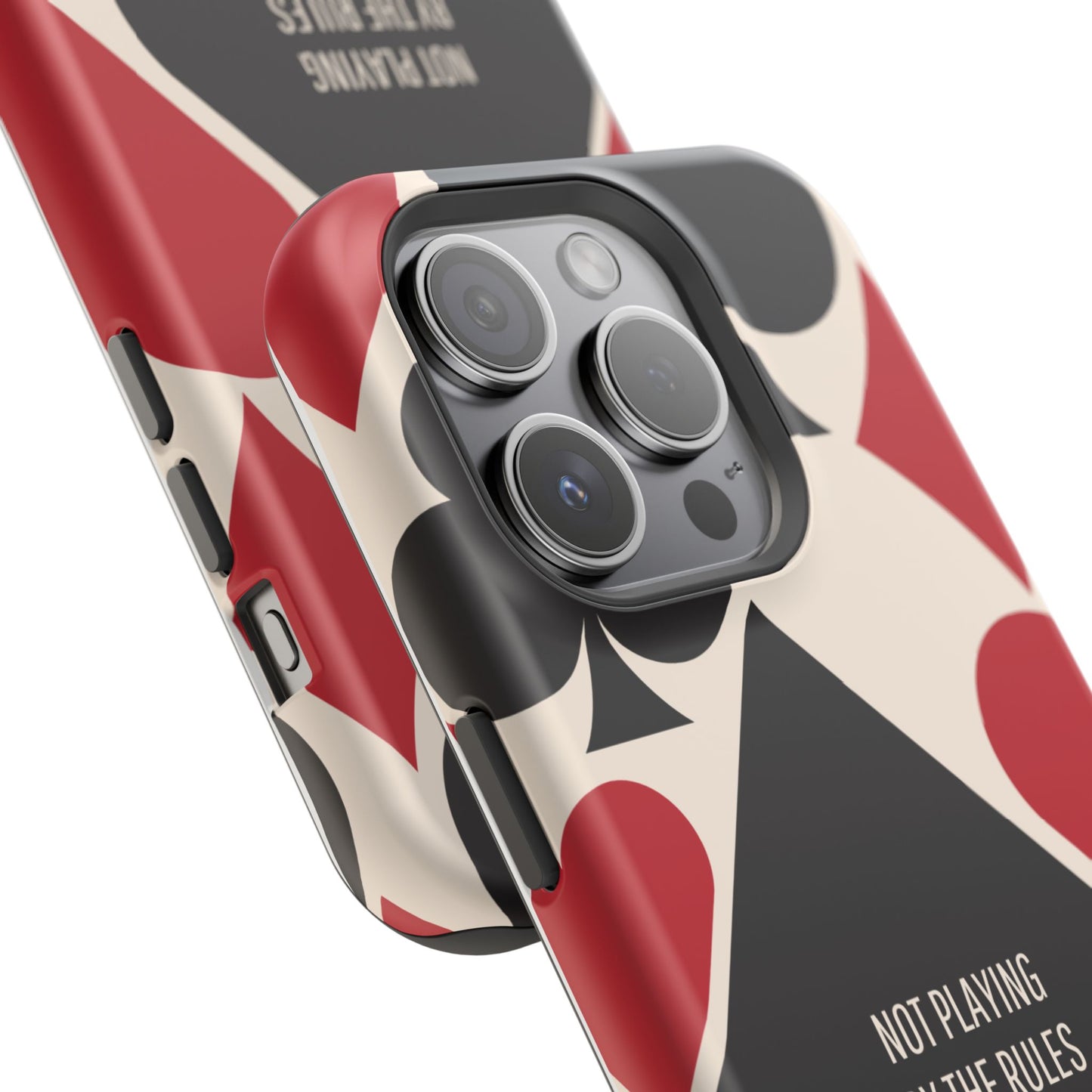 Bold Playing Card Tough Phone Case - Not Playing by the Rules for Iphone