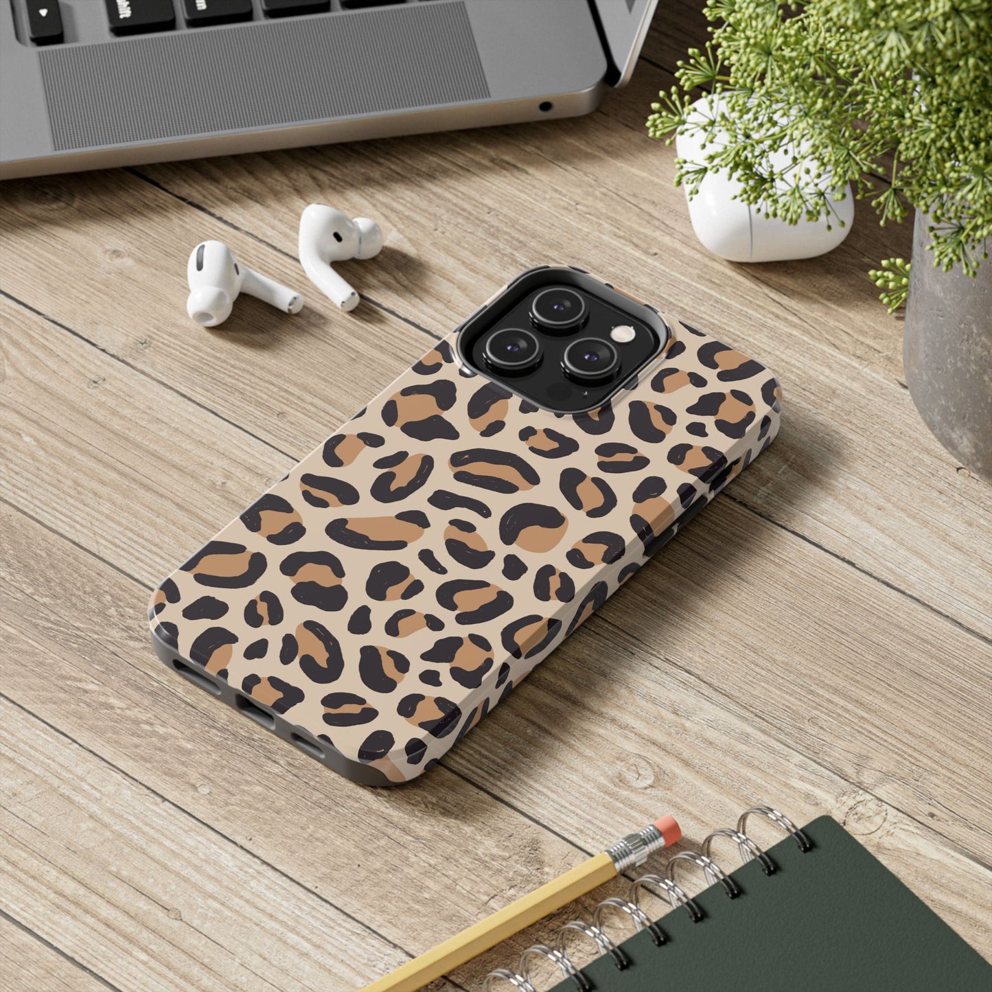Stylish Leopard Print Tough Phone Cases