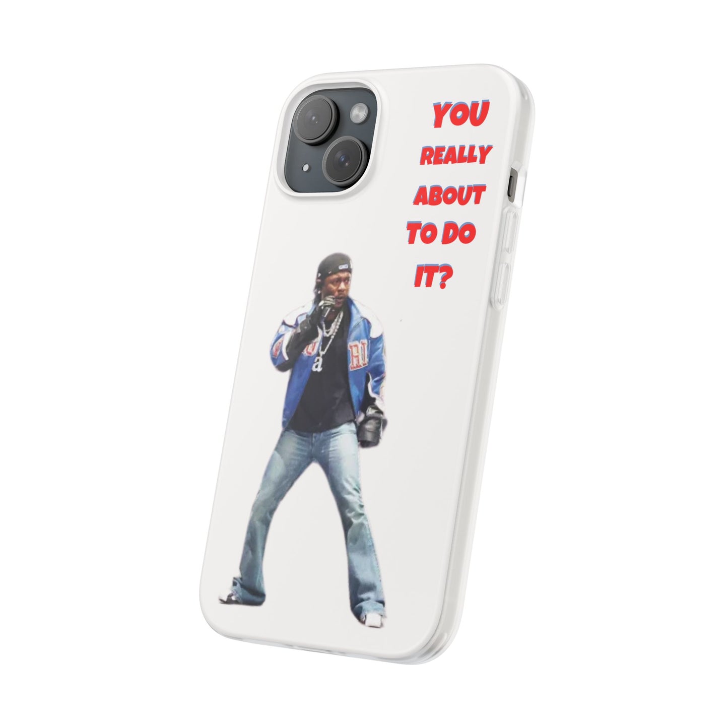 kendrick Lamar Cool Quote Flexi Phone Case - "You Really About To Do It?"