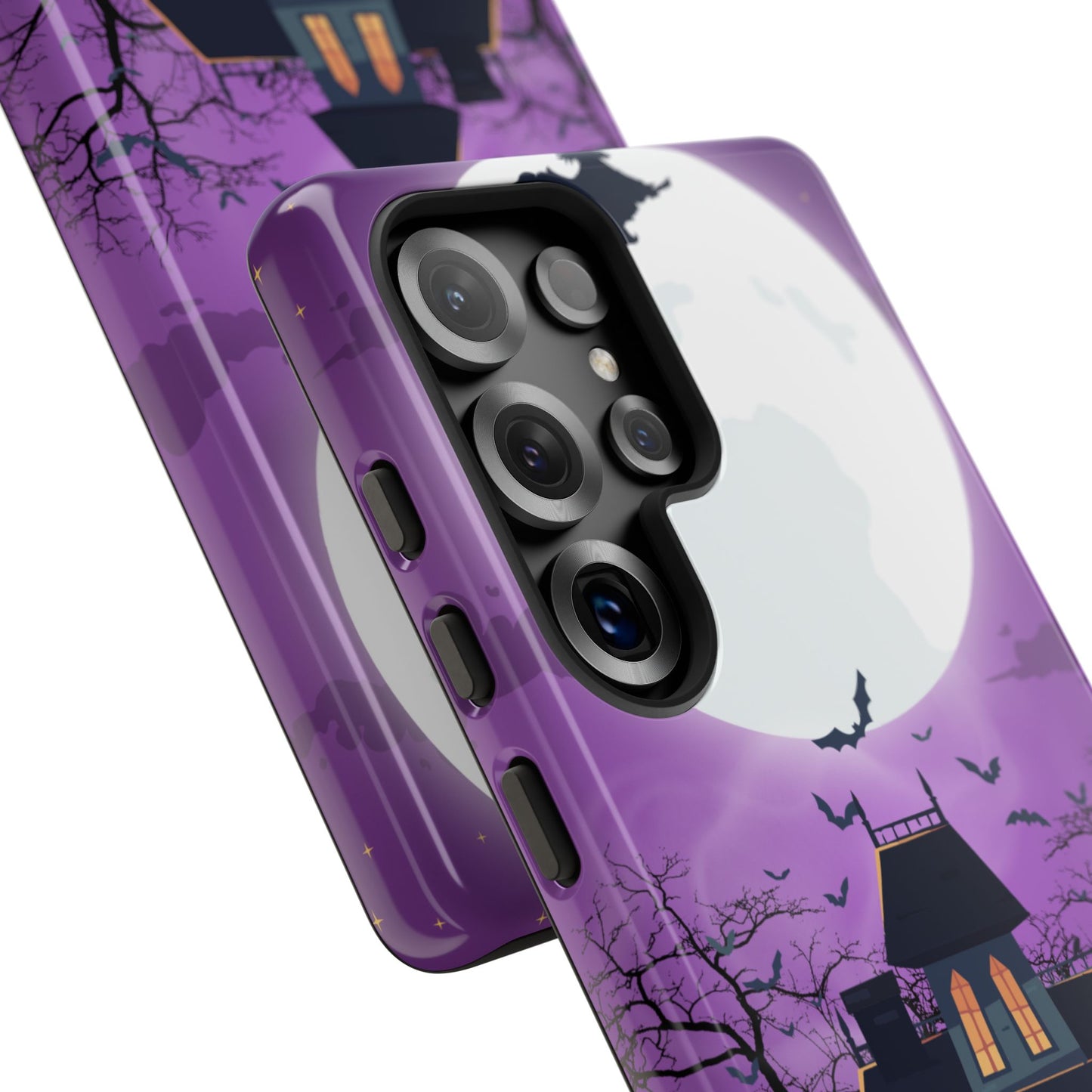 Halloween Haunted, Spooky House, Witchy Vibe Phone Case for Samsung