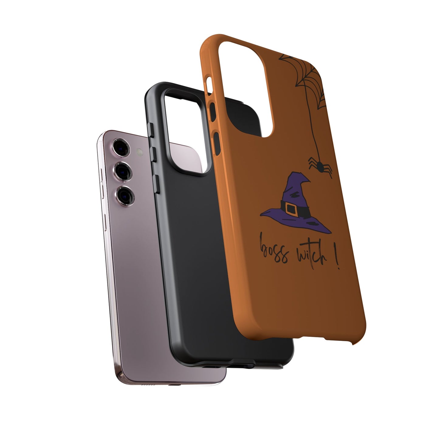 Halloween Phone Case, Boss Witch Phone Cover, Spooky Witch Design, Phone Accessory, Gift for Her, Autumn Decor, Witchy Aesthetic
