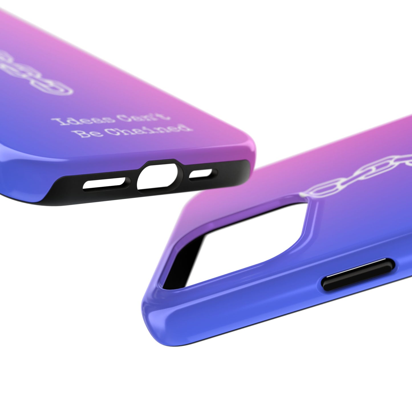 Inspirational, Motivational - Ideas Can't Be Chained Phone Cases