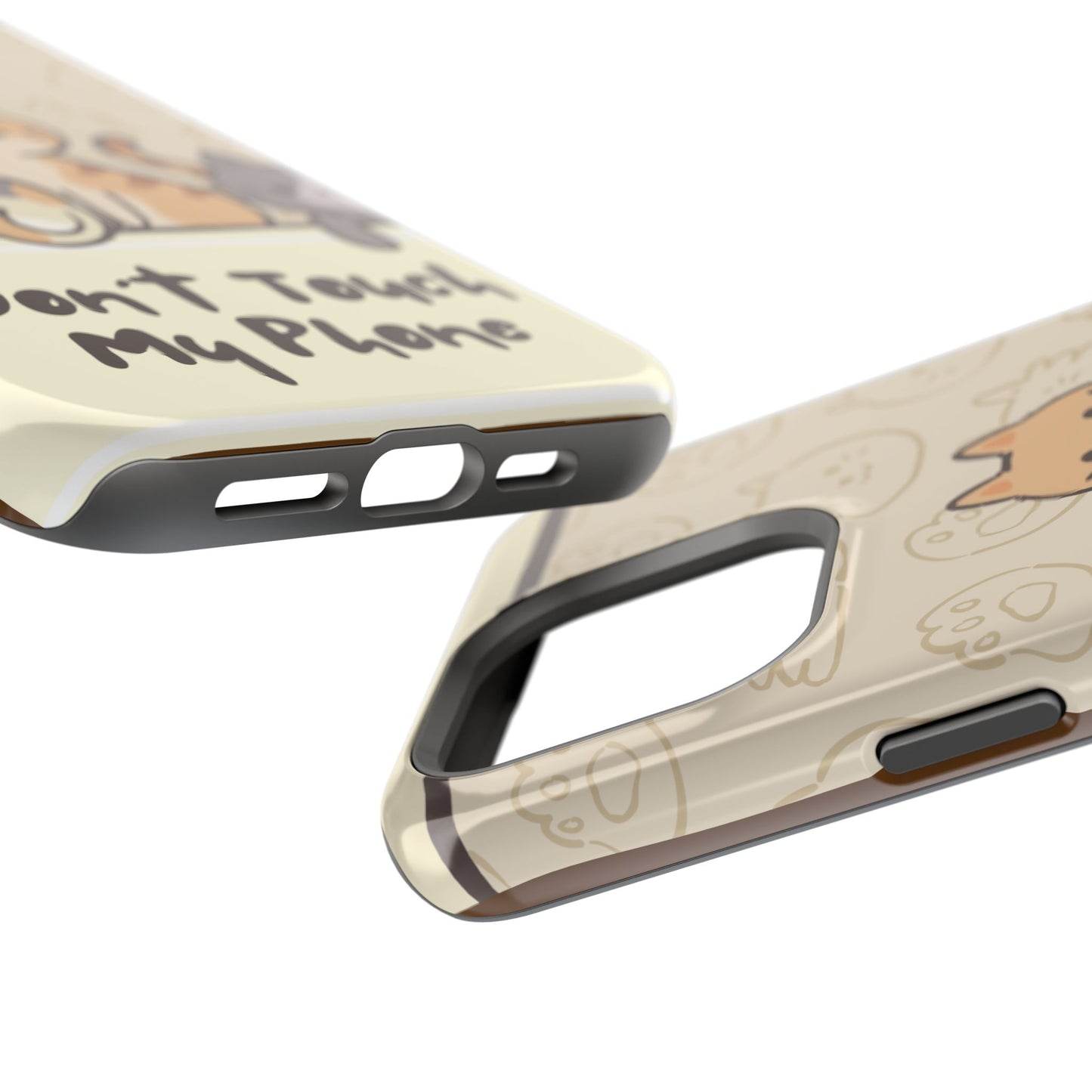 Cute Cat Tough MAGNETIC Phone Case - Don’t Touch My Phone!