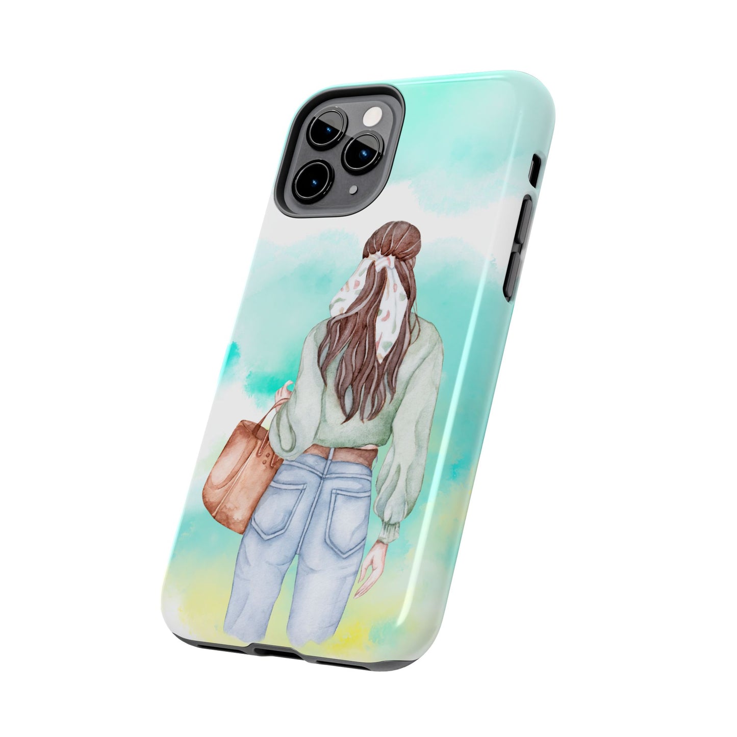 Whimsical Woman Tough Phone Case