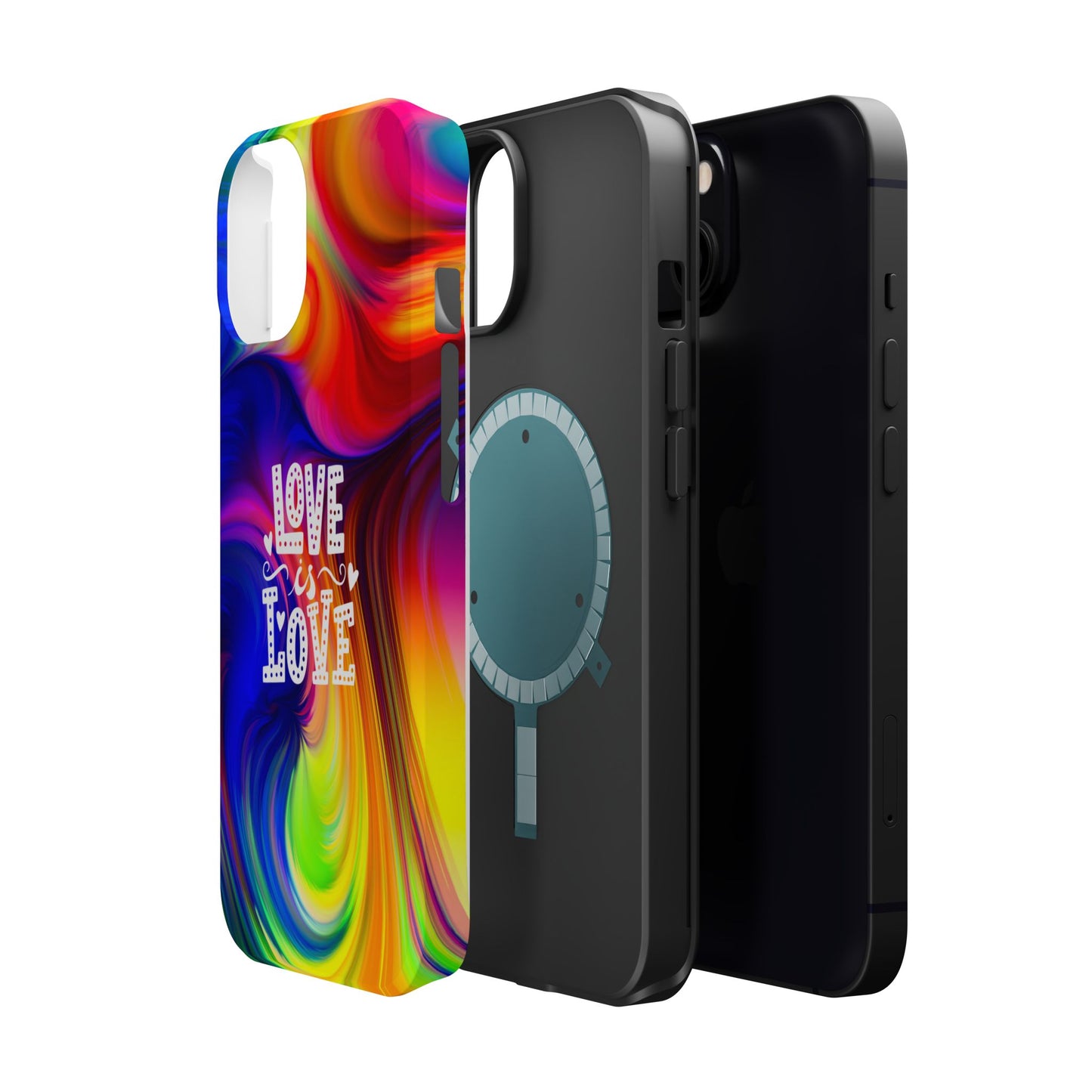 LOVE IS LOVE Colorful Love, Pride Tough Phone Case