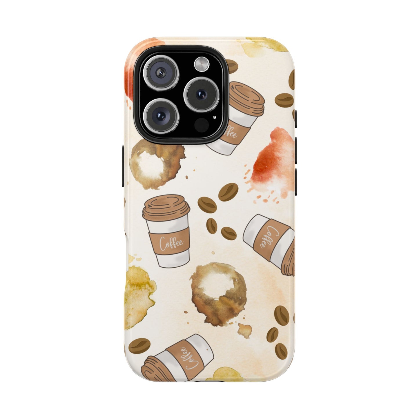Cute, Trendy, Coffee Lover, Barista Tough Phone Cases for Iphone