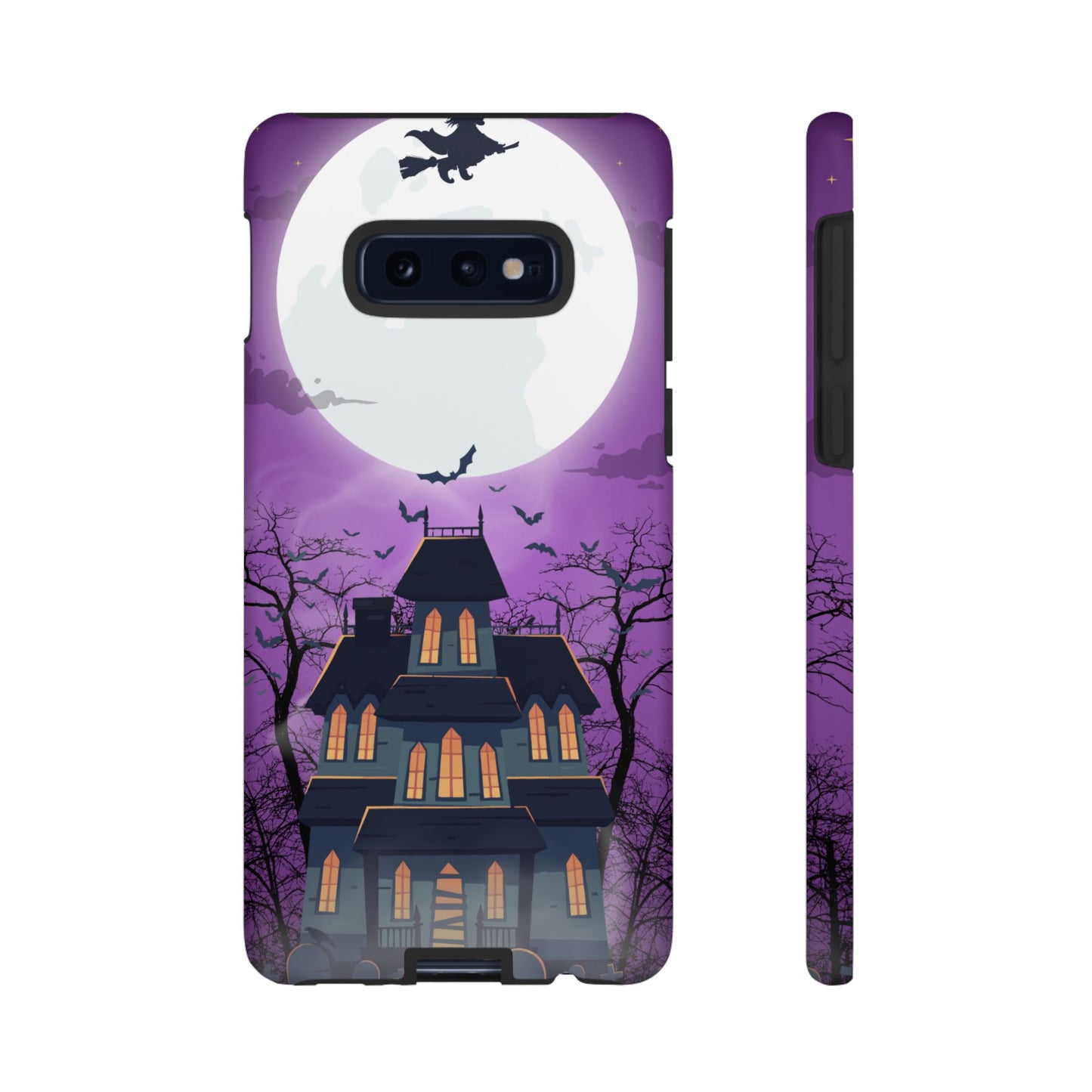 Halloween Haunted, Spooky House, Witchy Vibe Phone Case for Samsung