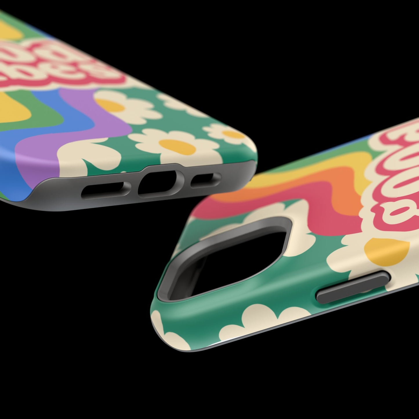 Good Vibes MAGNETIC Tough Phone Cases, Colorful, Cheerful Phone Protection, Gifts for Friends