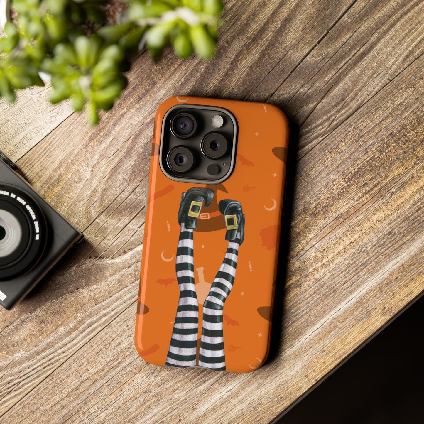Halloween Phone Case, Spooky Design, Witch Legs for Iphone