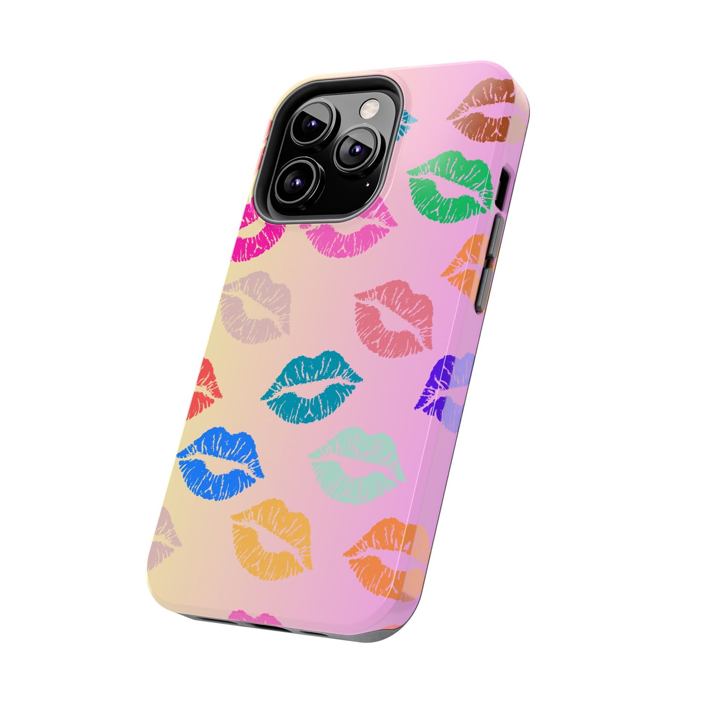 Kiss Print Tough Phone Cases Cute, Durable for Iphone