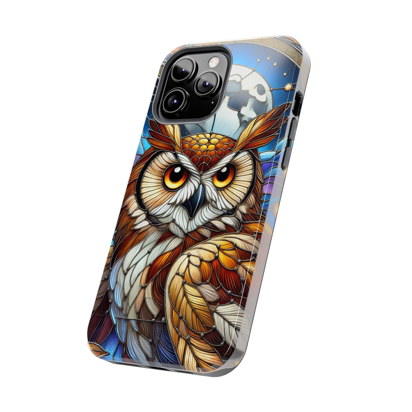 IPhone Case - Owl Stained Glass Design - Durable Protection