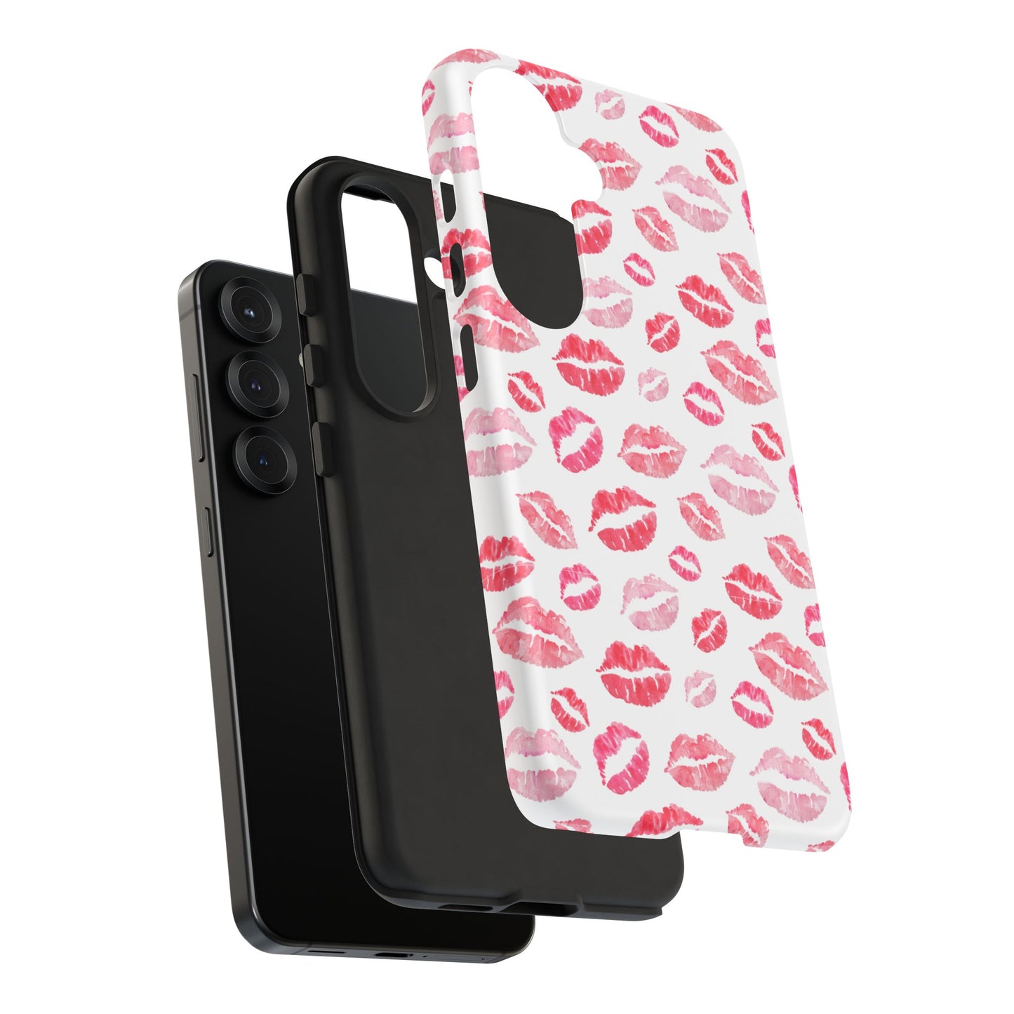 Kiss Pattern Tough Phone Cases, Cute, Unique for Samsung