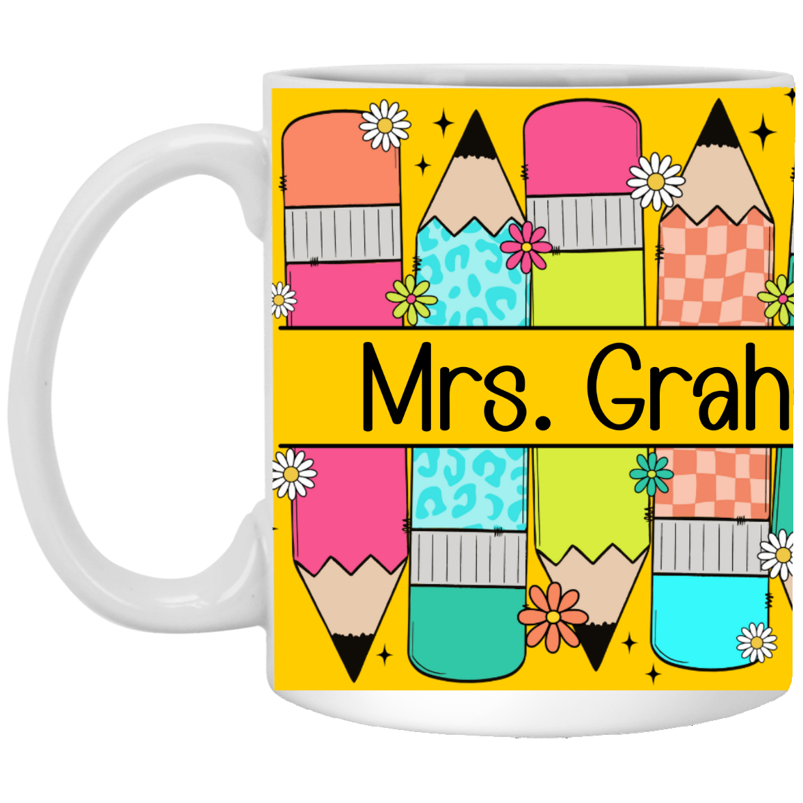 Personalized,Custom Coffee Mug: Perfect Teacher Appreciation, Mother's Day, or Fahter's Day Gift Mug