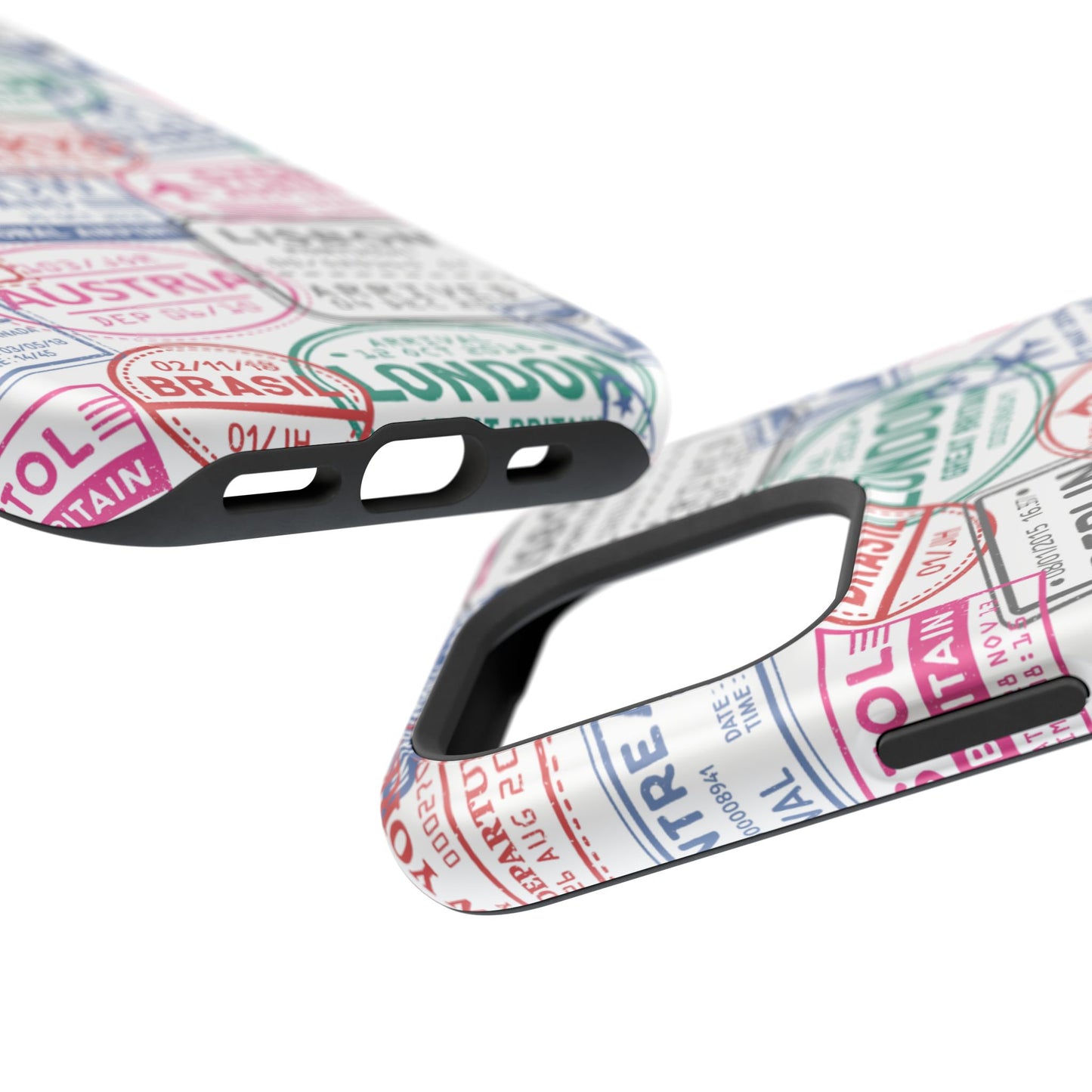 Travel-Inspired, Passport, Travelers, Adventure Stamp, Unique MAGNETIC Phone Case