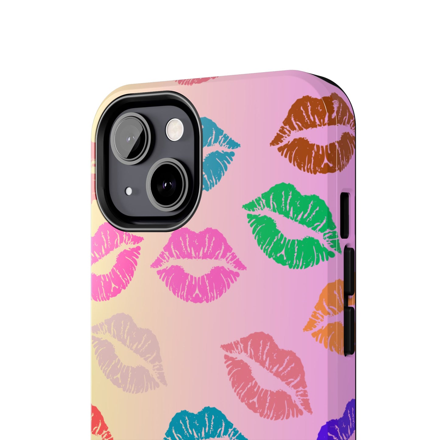 Kiss Print Tough Phone Cases Cute, Durable for Iphone