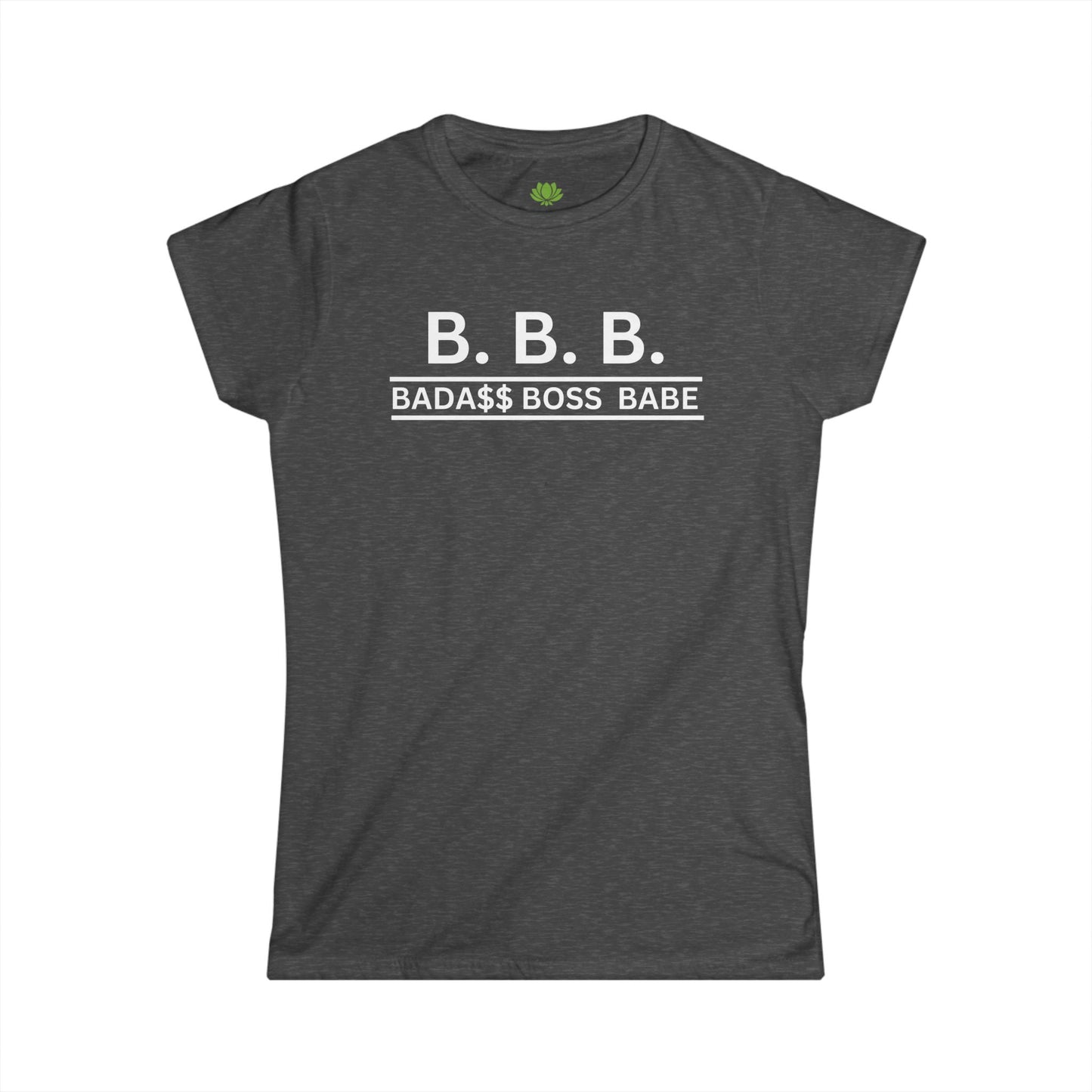 Badass Boss Babe Women's Softstyle Tee - Empowering Graphic Tee