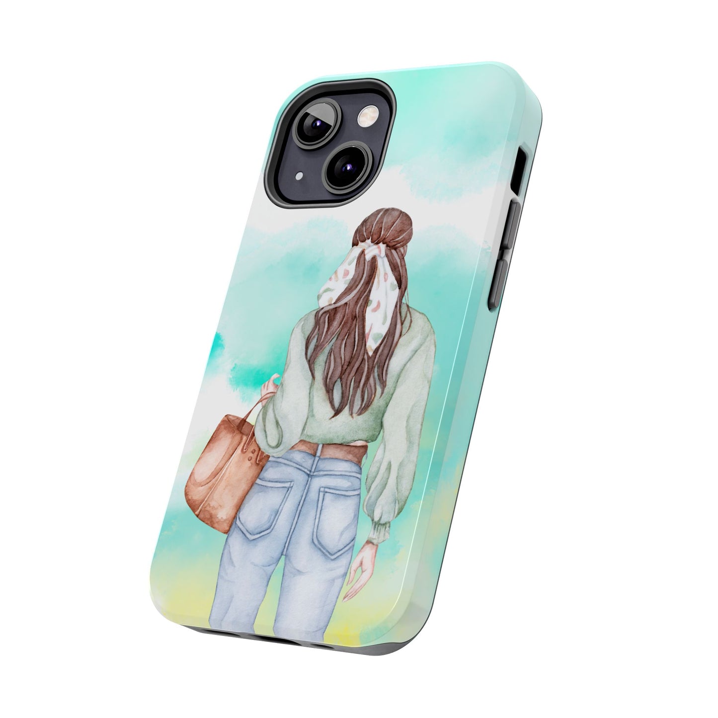 Whimsical Woman Tough Phone Case