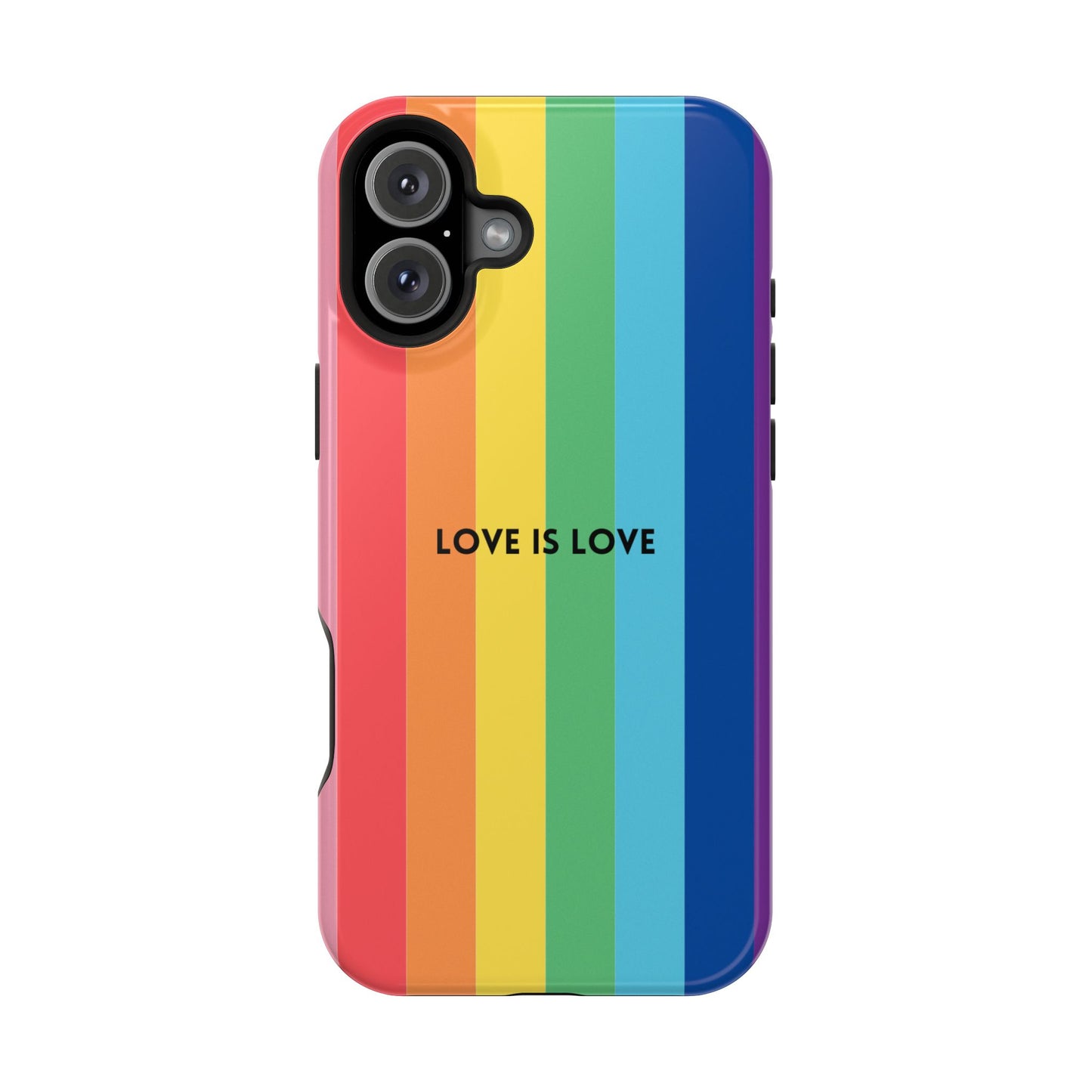 lOVE IS LOVE- Rainbow, LGBTQ+ Pride MAGNETIC Phone Case