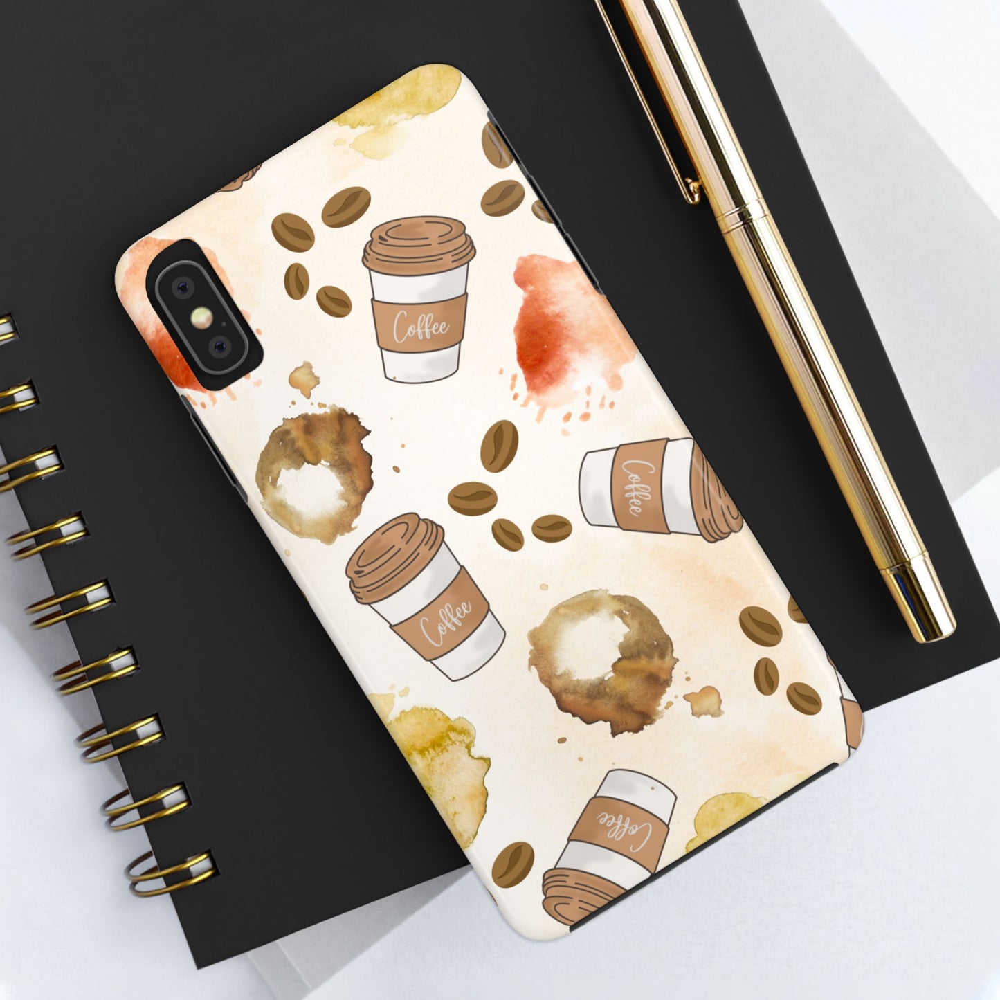 Cute, Trendy, Coffee Lover, Barista Tough Phone Cases for Iphone