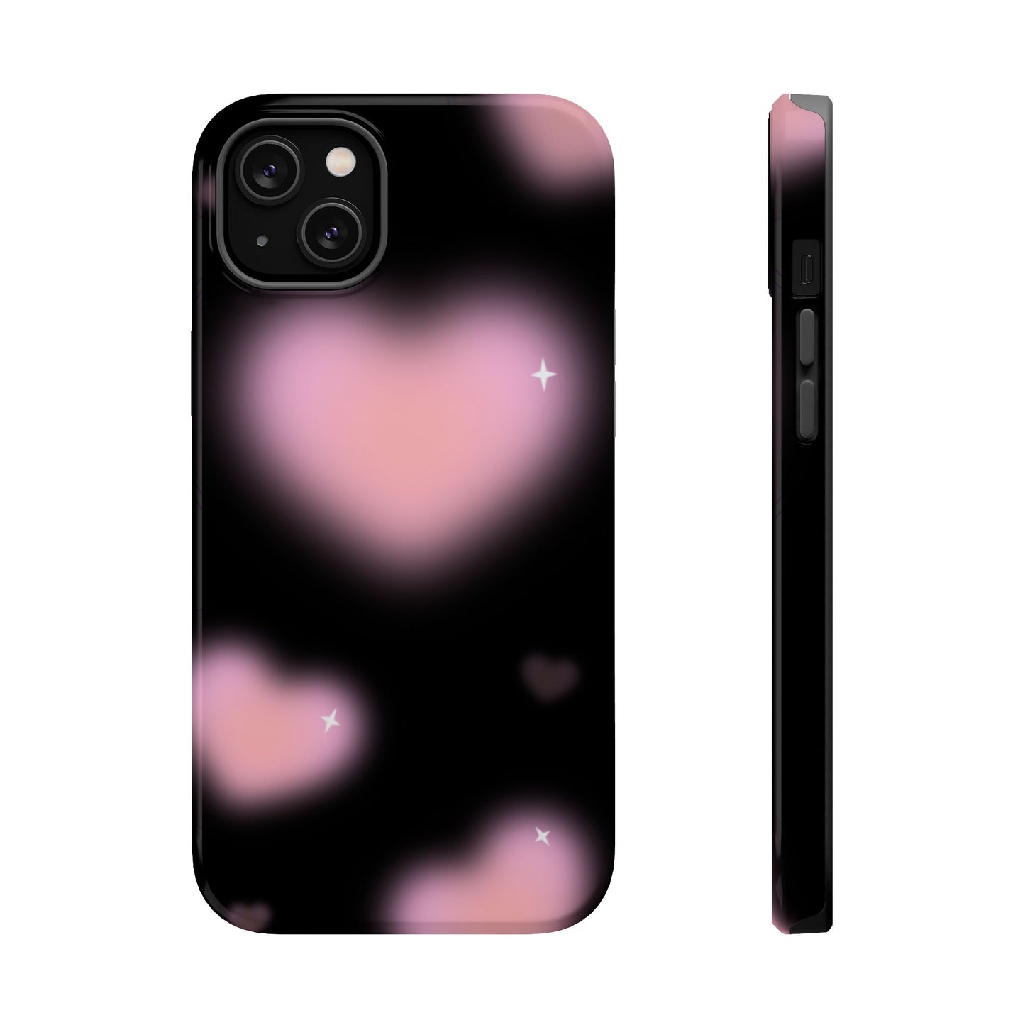 Romantic Pink Heart Pattern MAGNETIC Phone Case