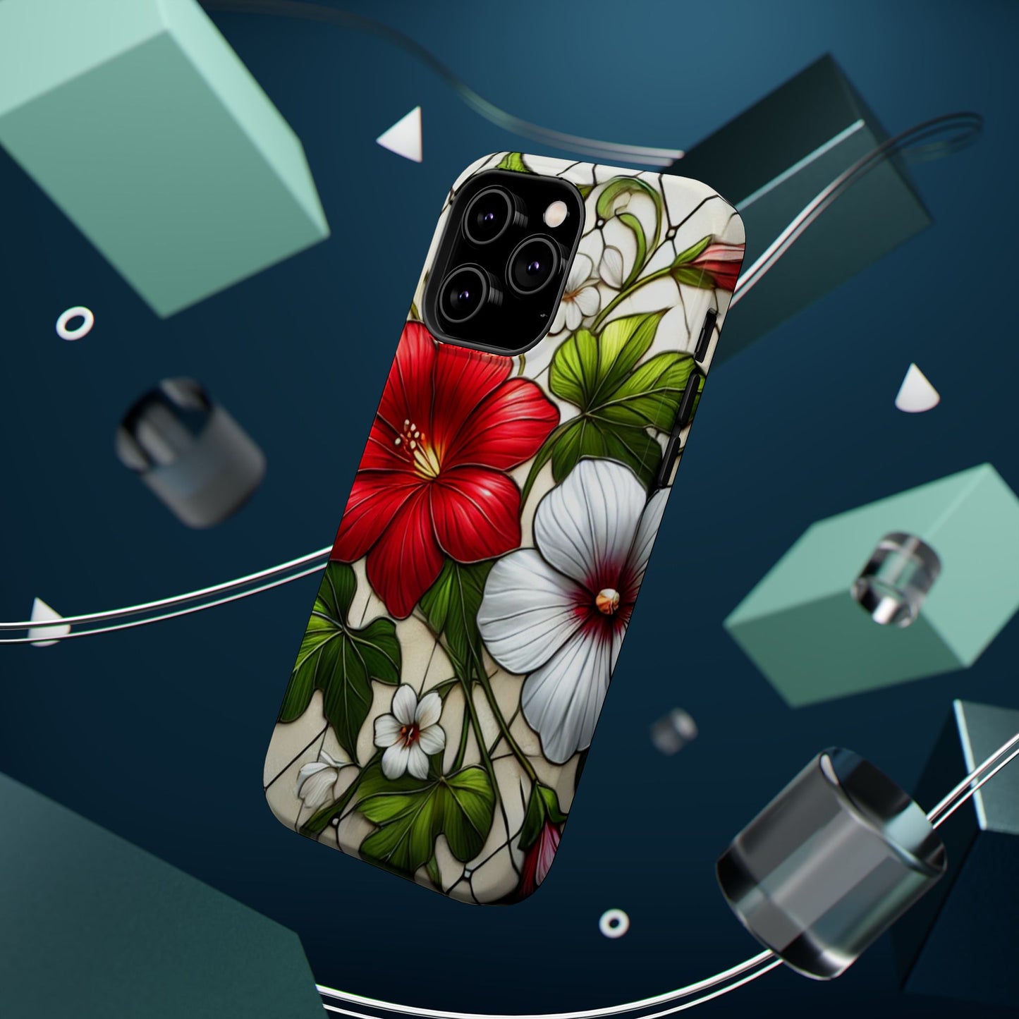 Floral MAGNETIC Phone Case - Vibrant Phone Protection - Great Gift