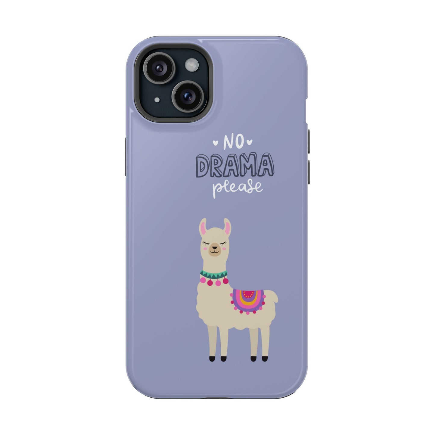 Cute Llama - No Drama MAGNETIC Tough Phone Case