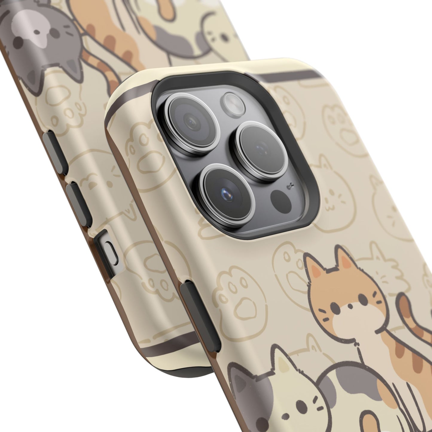 Cute Cat Tough MAGNETIC Phone Case - Don’t Touch My Phone!