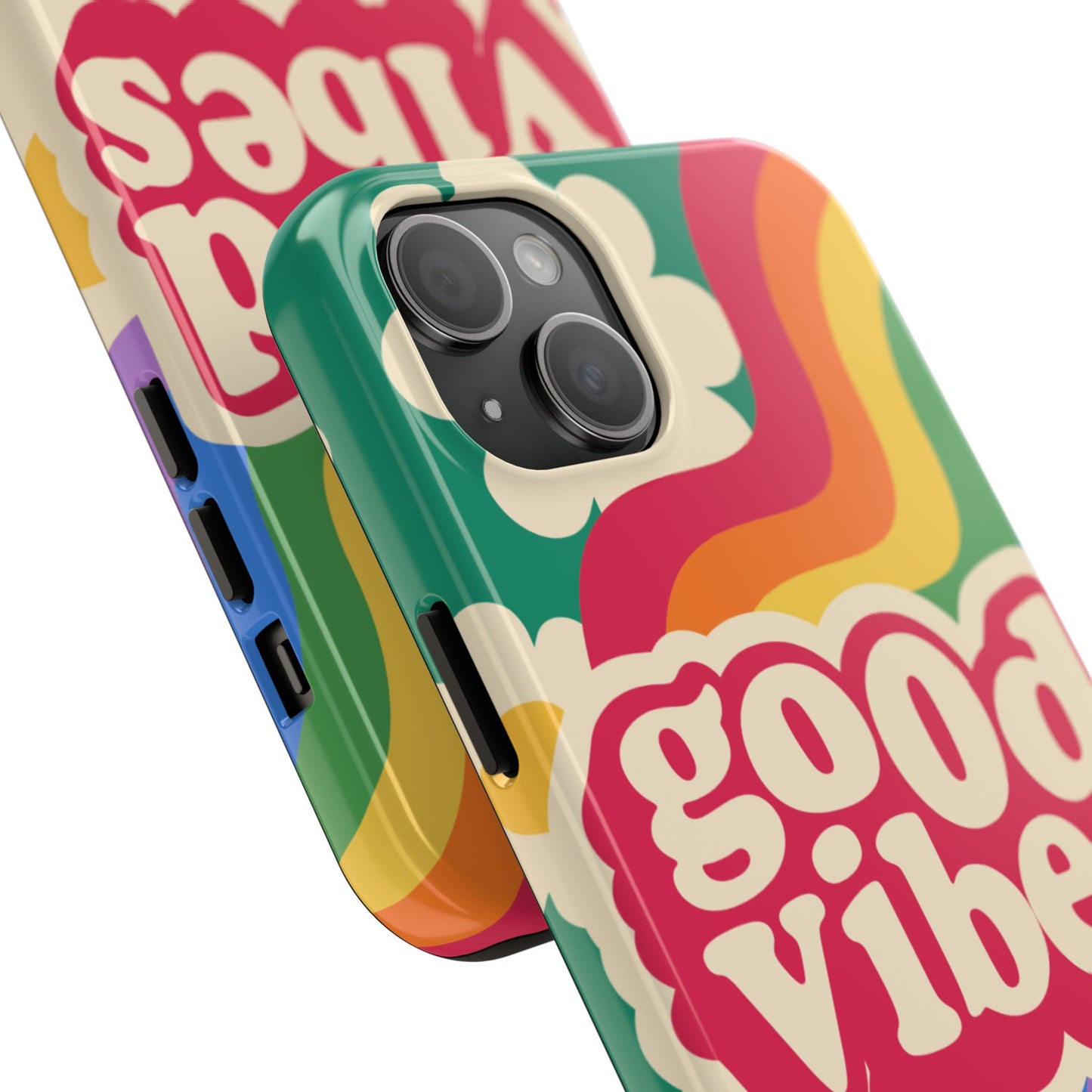 Good Vibes Tough Phone Cases, Colorful, Cheerful Phone Protection, Gifts for Friends