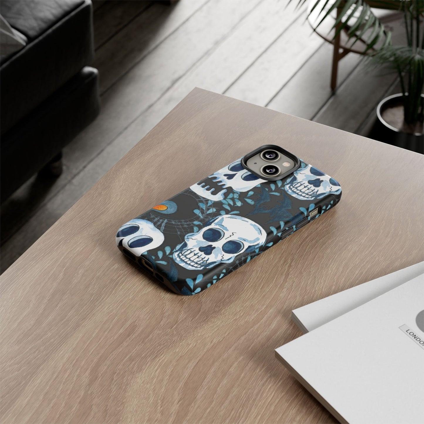 Halloween, Skull, Gothic Phone Case for Iphone - FREE Shipping
