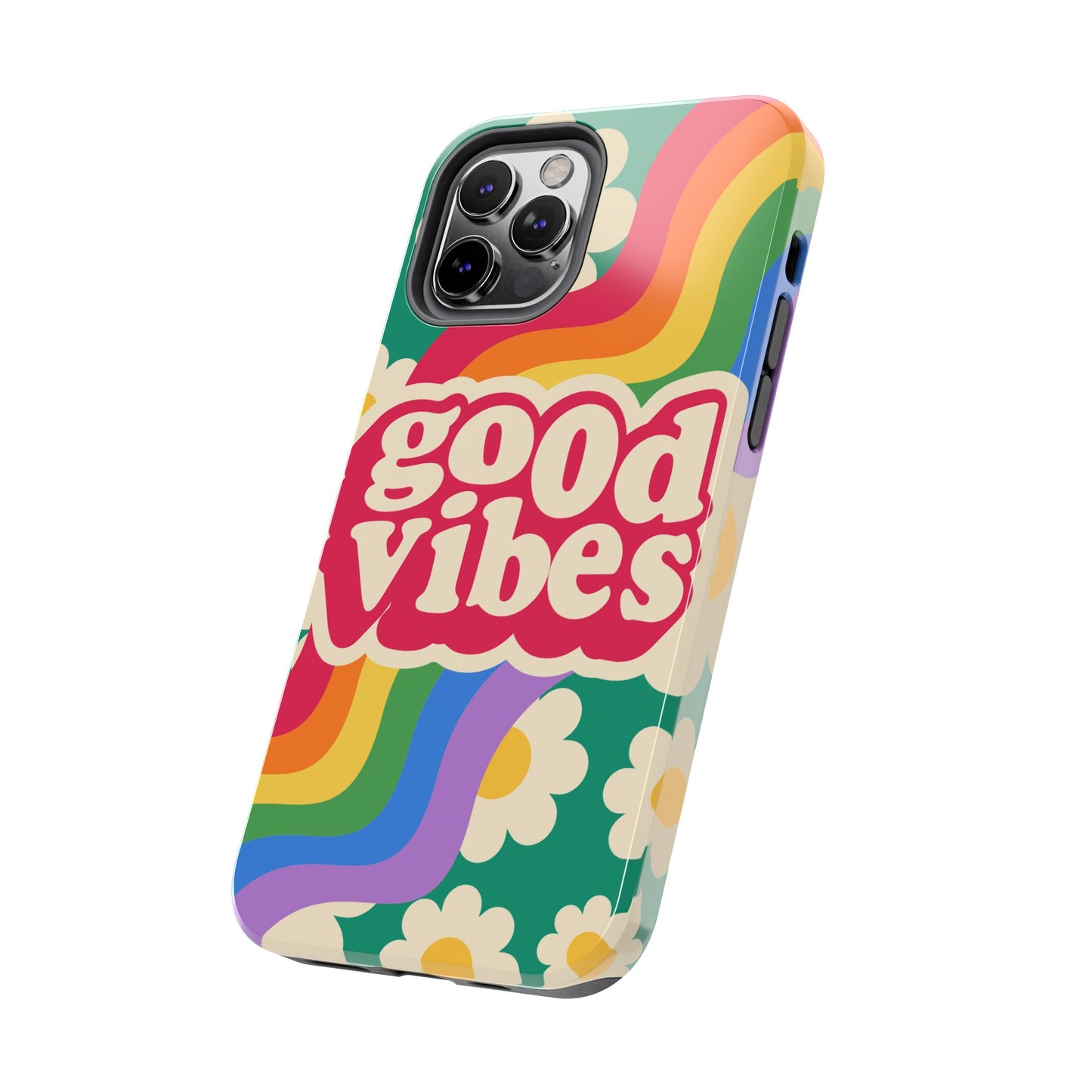 Good Vibes Tough Phone Cases, Colorful, Cheerful Phone Protection, Gifts for Friends