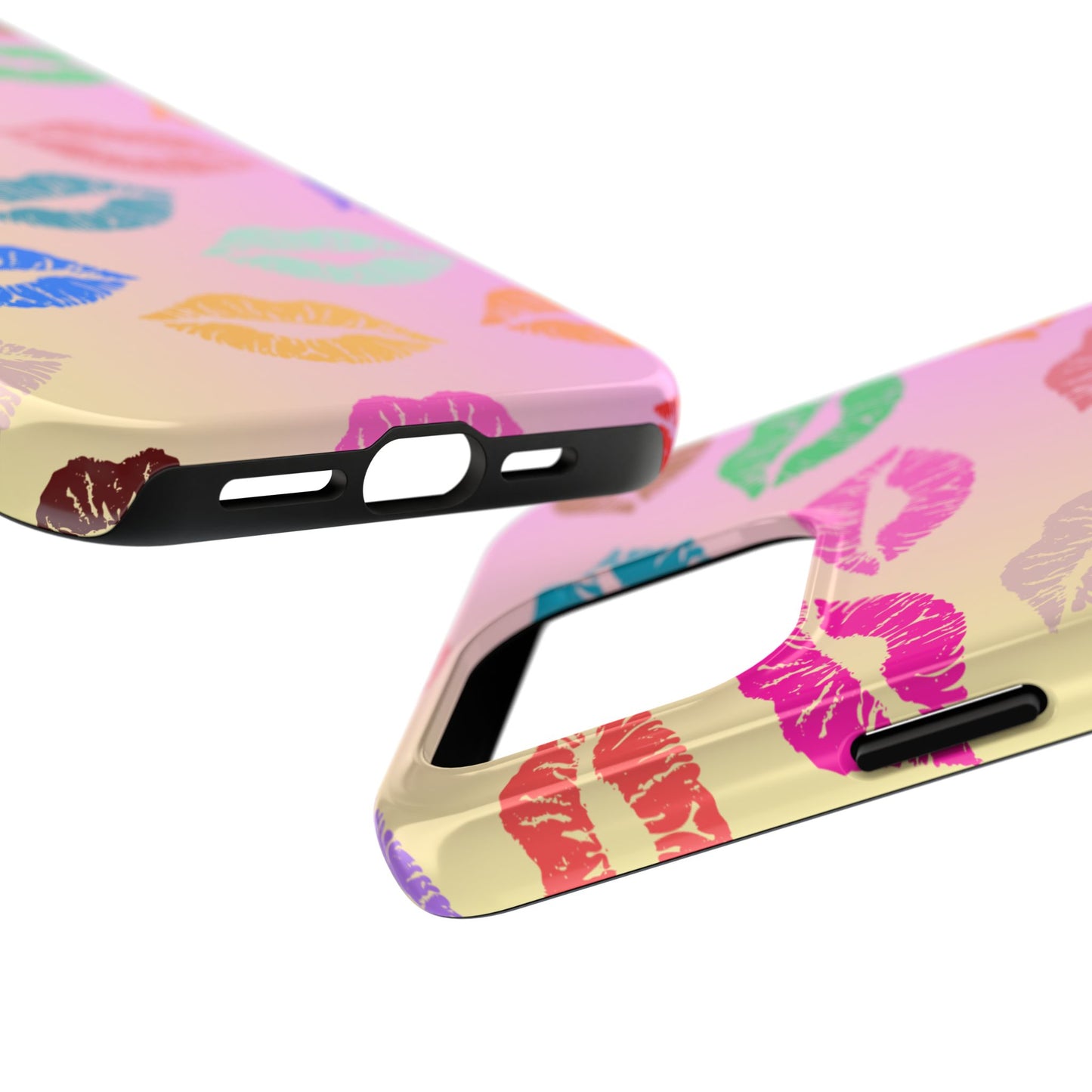Kiss Print Tough Phone Cases Cute, Durable for Iphone