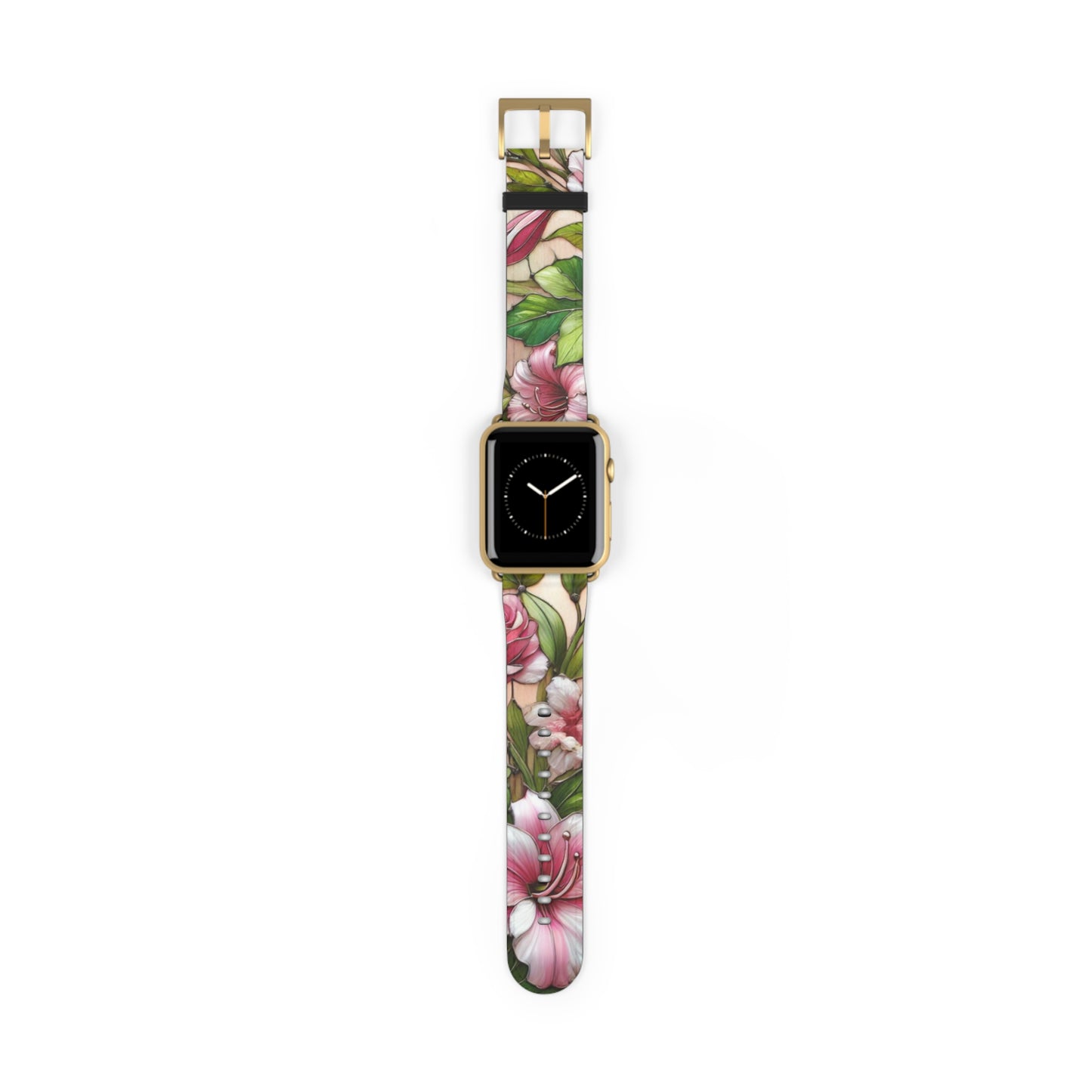 Floral Watch Band - Vibrant Bloom Design for Smartwatches