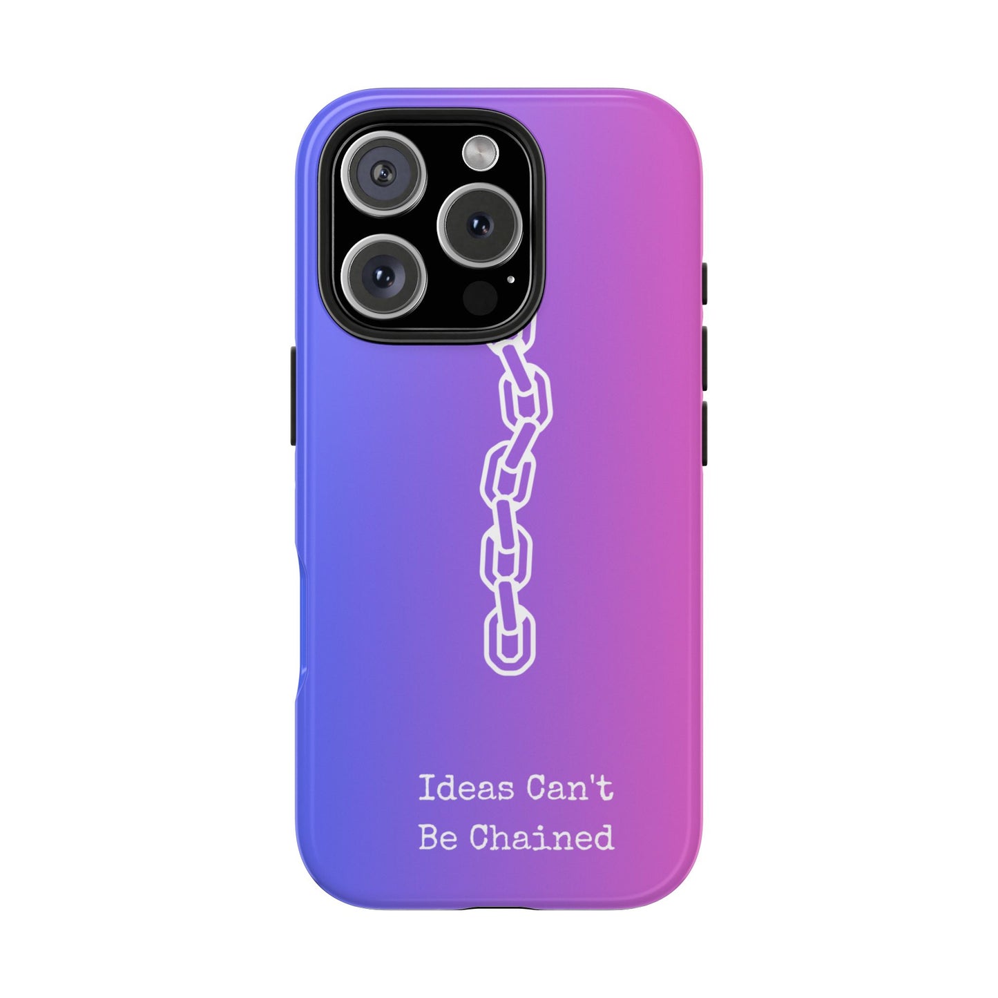 Inspirational, Motivational - Ideas Can't Be Chained Phone Cases