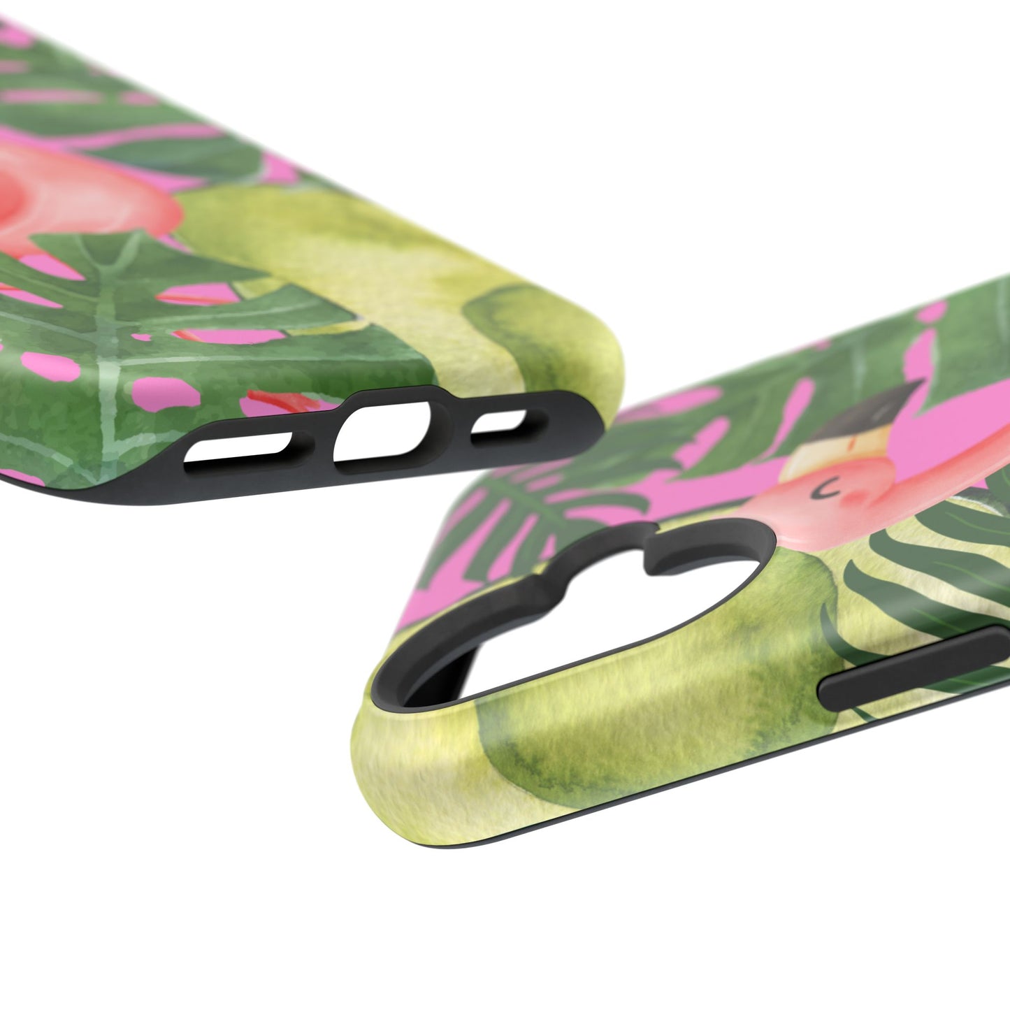 Tropical Flamingo, Cute, Summer Vibes MAGNETIC Tough Phone Case