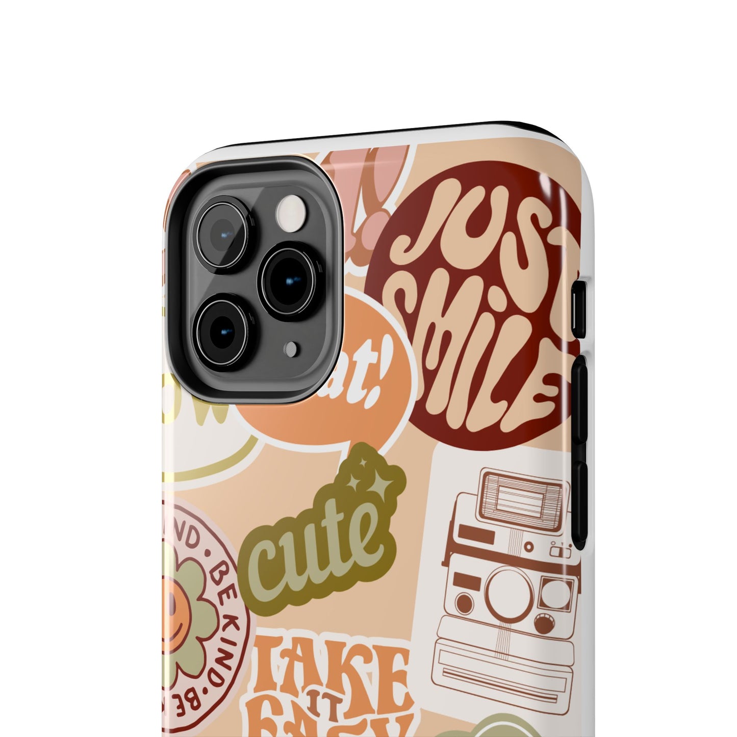 Vibrant, Positive Affirmation Sticker Phone Cases, Cute for Teens, Fun Ideas, Everyday Use