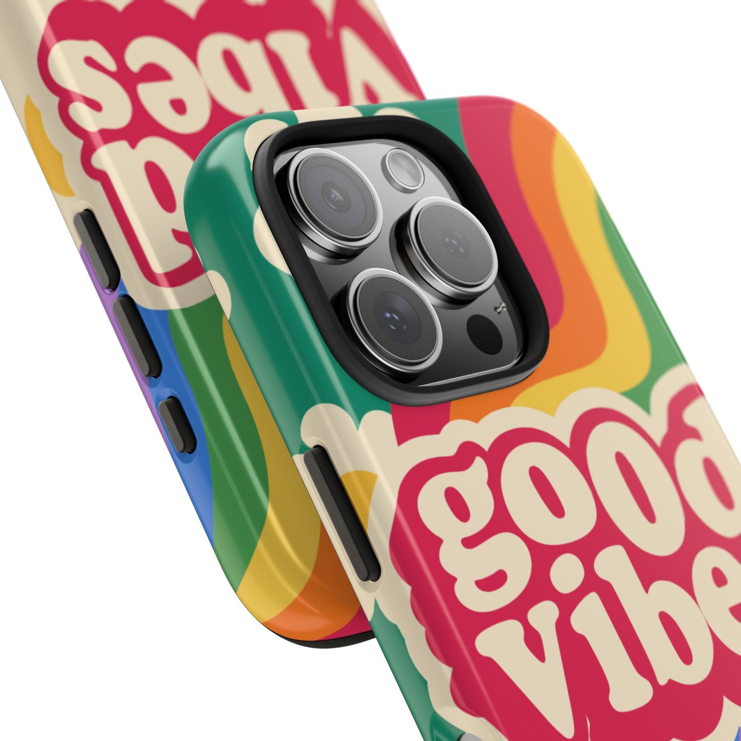 Good Vibes Tough Phone Cases, Colorful, Cheerful Phone Protection, Gifts for Friends