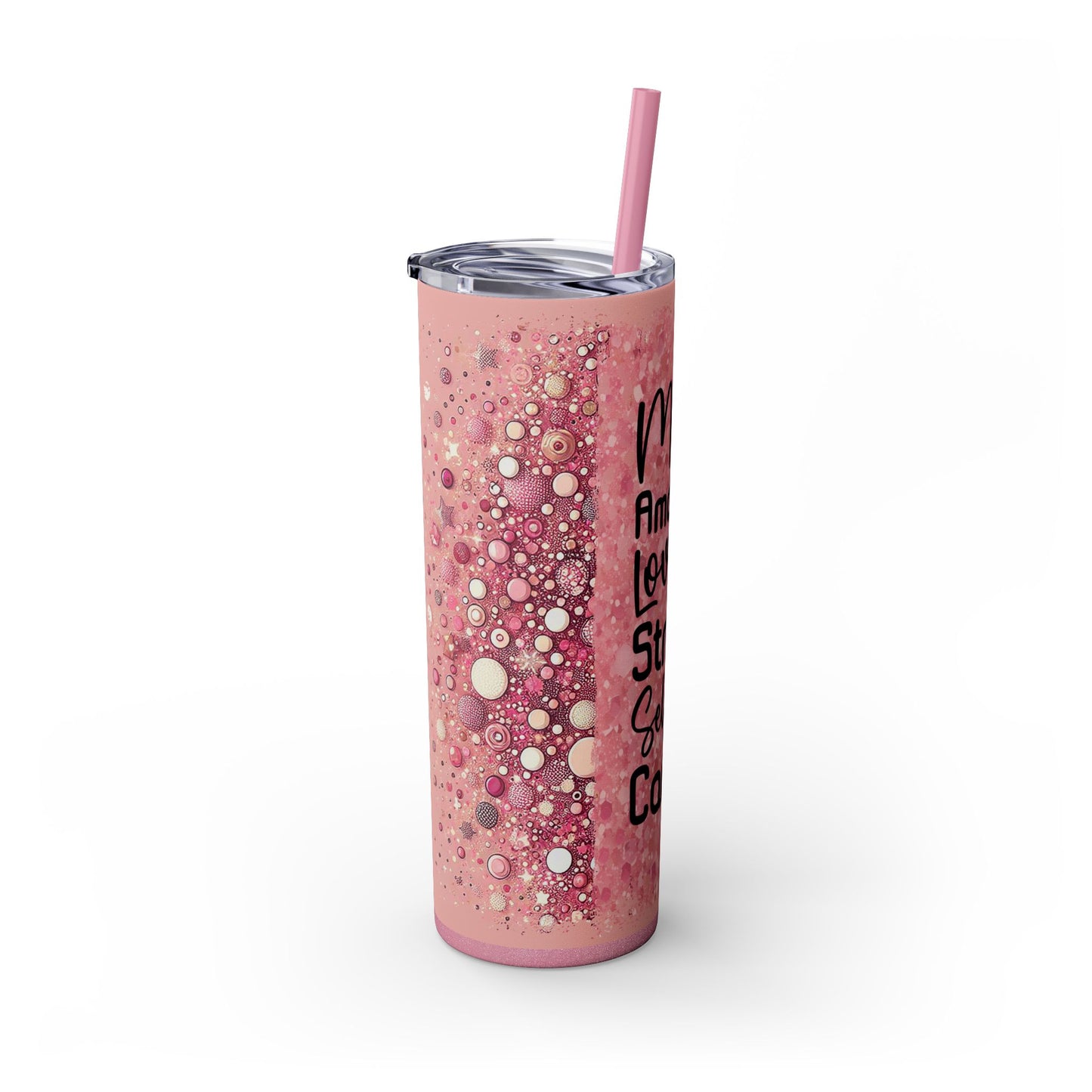 Mom Appreciation Skinny Tumbler with Straw - 20oz