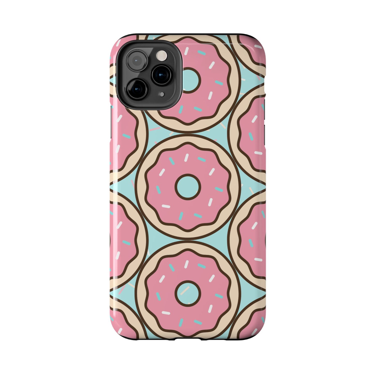 Cute Donut Pattern Tough Phone Case