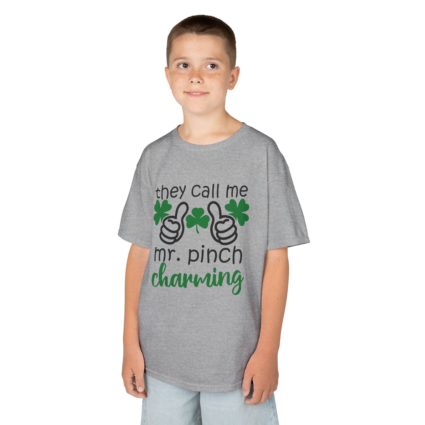 St. Patrick's Day Kids Tee - 'They Call Me Mr. Pinch Charming'