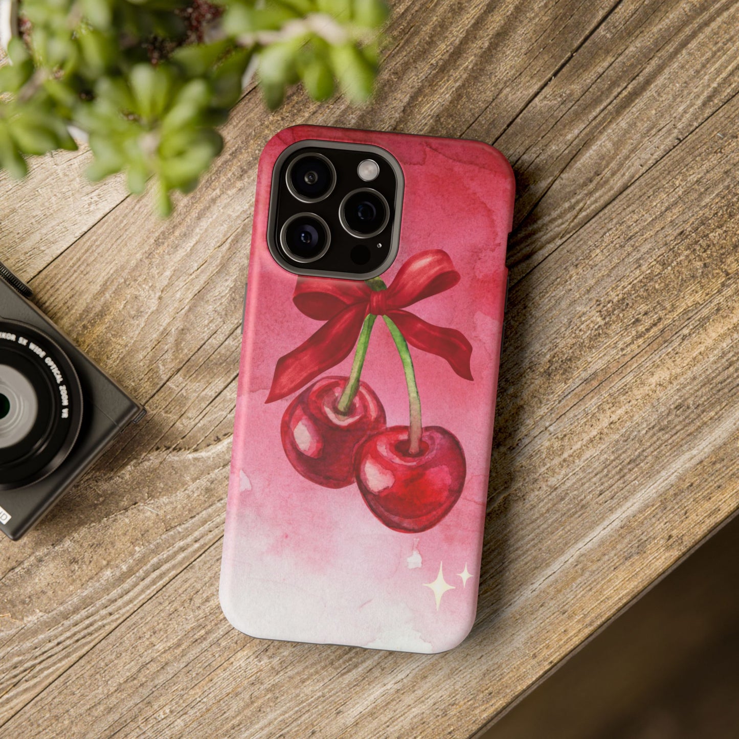 Chic Cherry Magnetic Tough Cases for iPhone