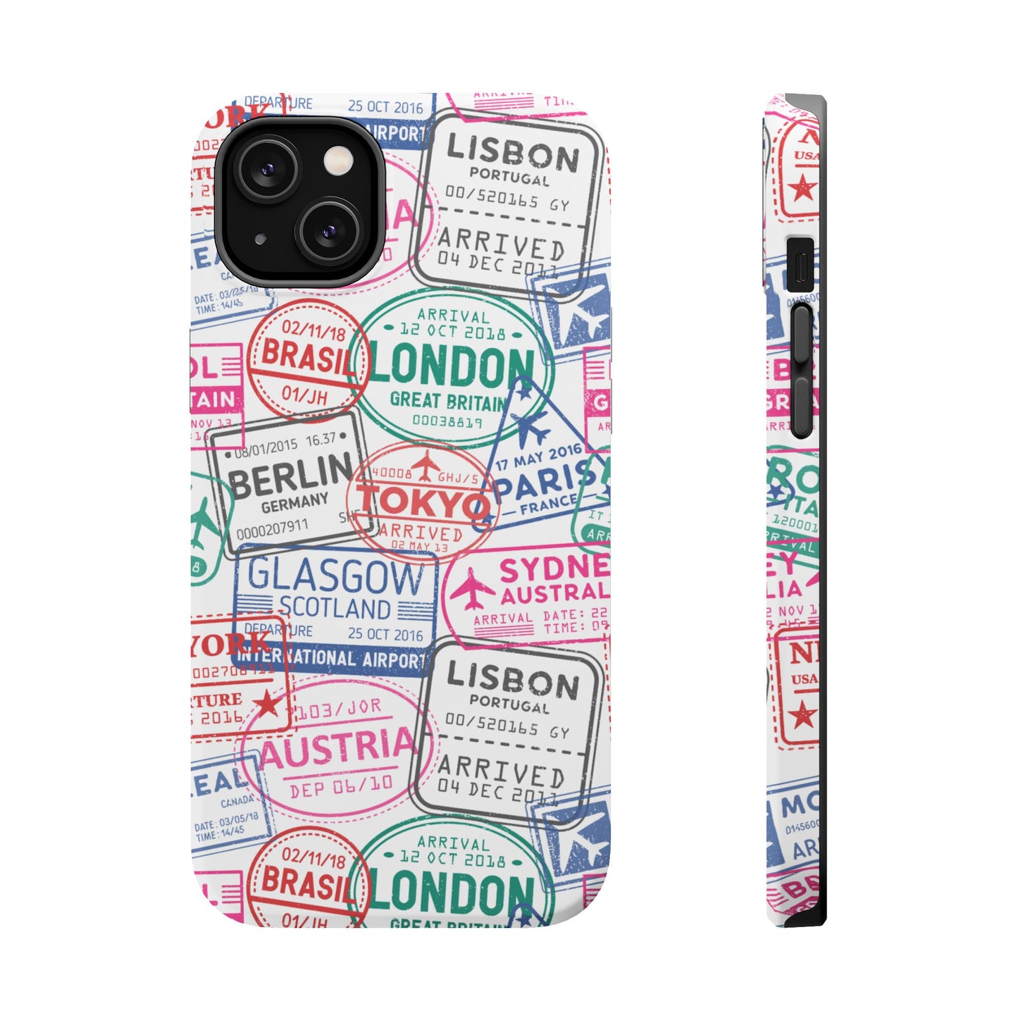 Travel-Inspired, Passport, Travelers, Adventure Stamp, Unique MAGNETIC Phone Case