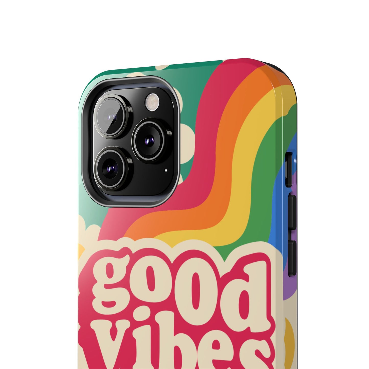 Good Vibes Tough Phone Cases, Colorful, Cheerful Phone Protection, Gifts for Friends